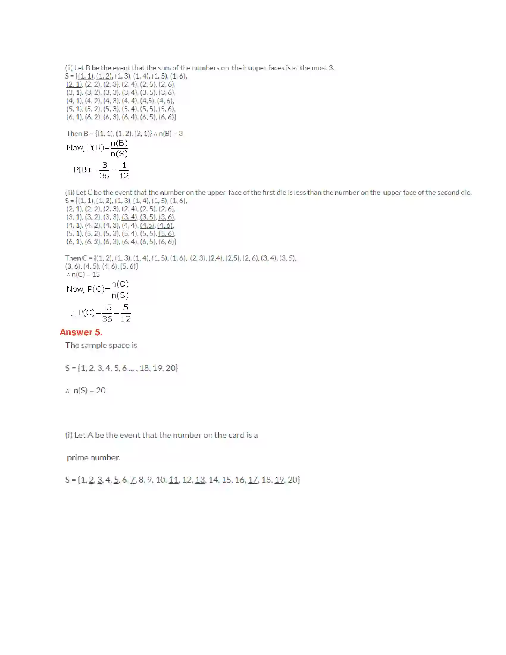 Maharashtra Board Class 10th Algebra - English Medium Probability Solution 11