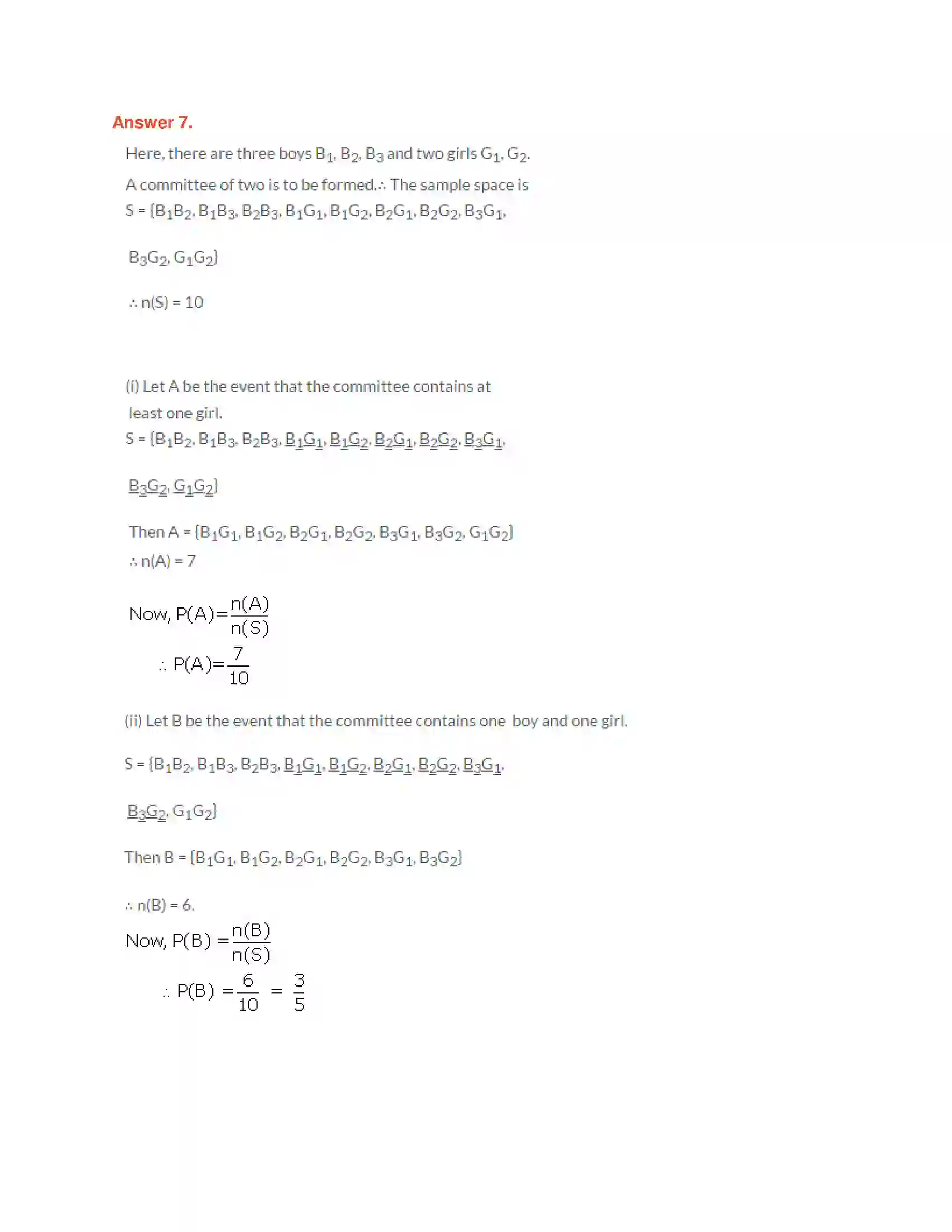 Maharashtra Board Class 10th Algebra - English Medium Probability Solution 14