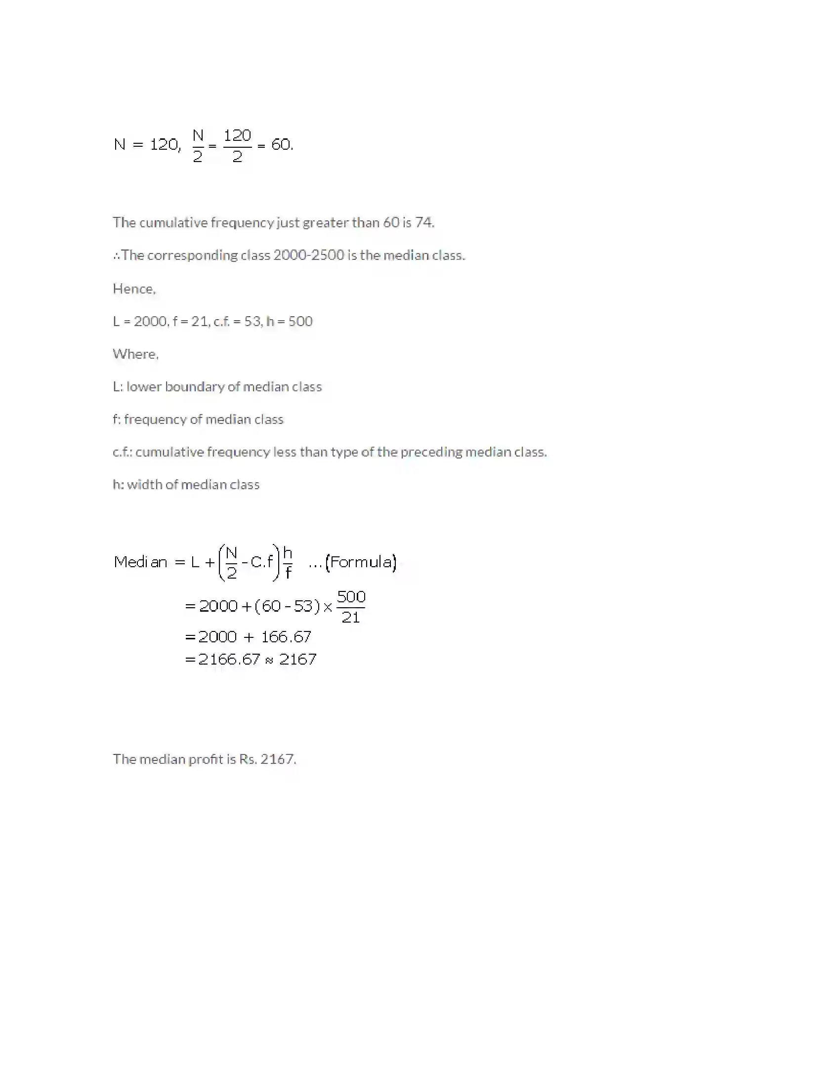 Maharashtra Board Class 10th Algebra - English Medium Statistics-I Solution 15