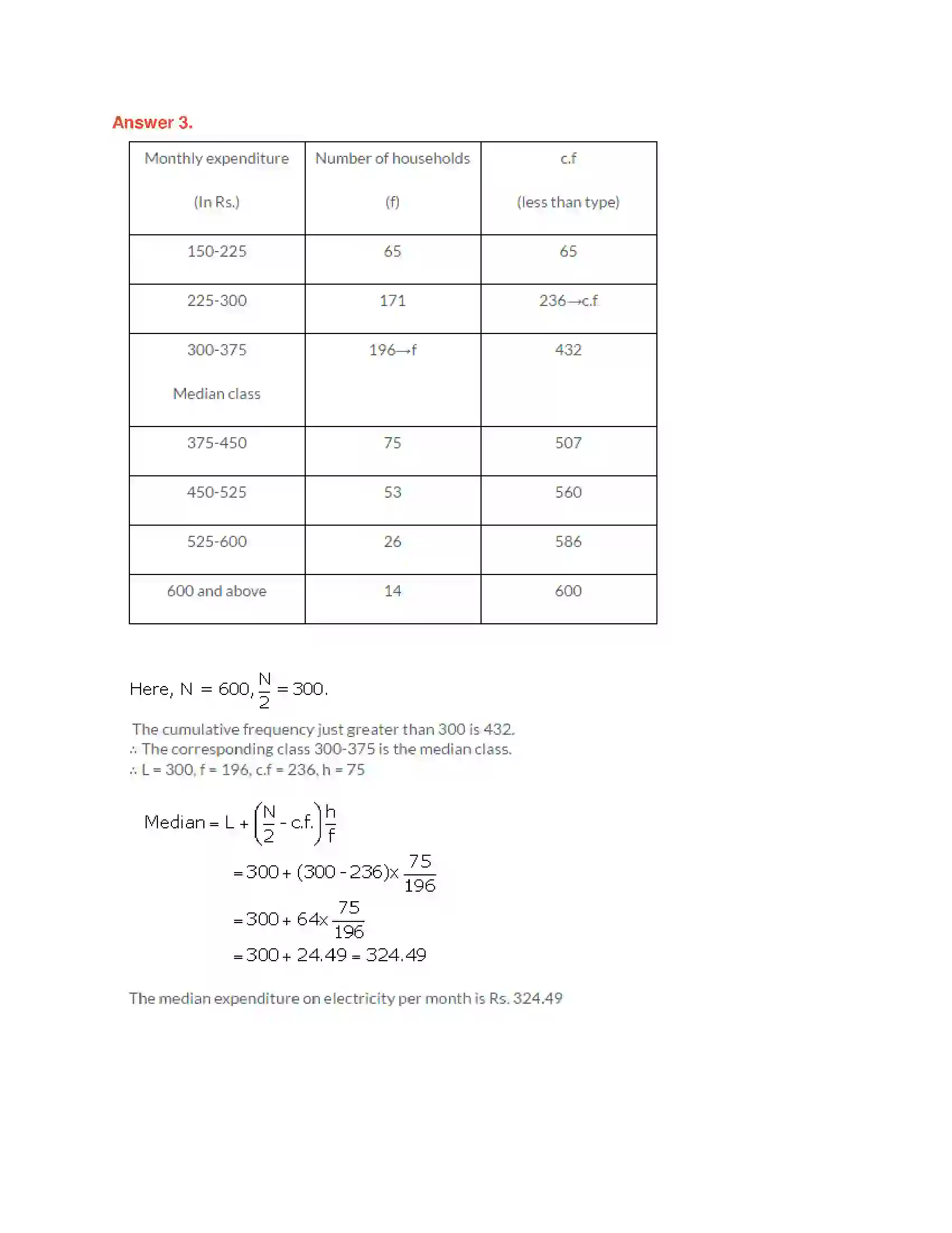 Maharashtra Board Class 10th Algebra - English Medium Statistics-I Solution 16