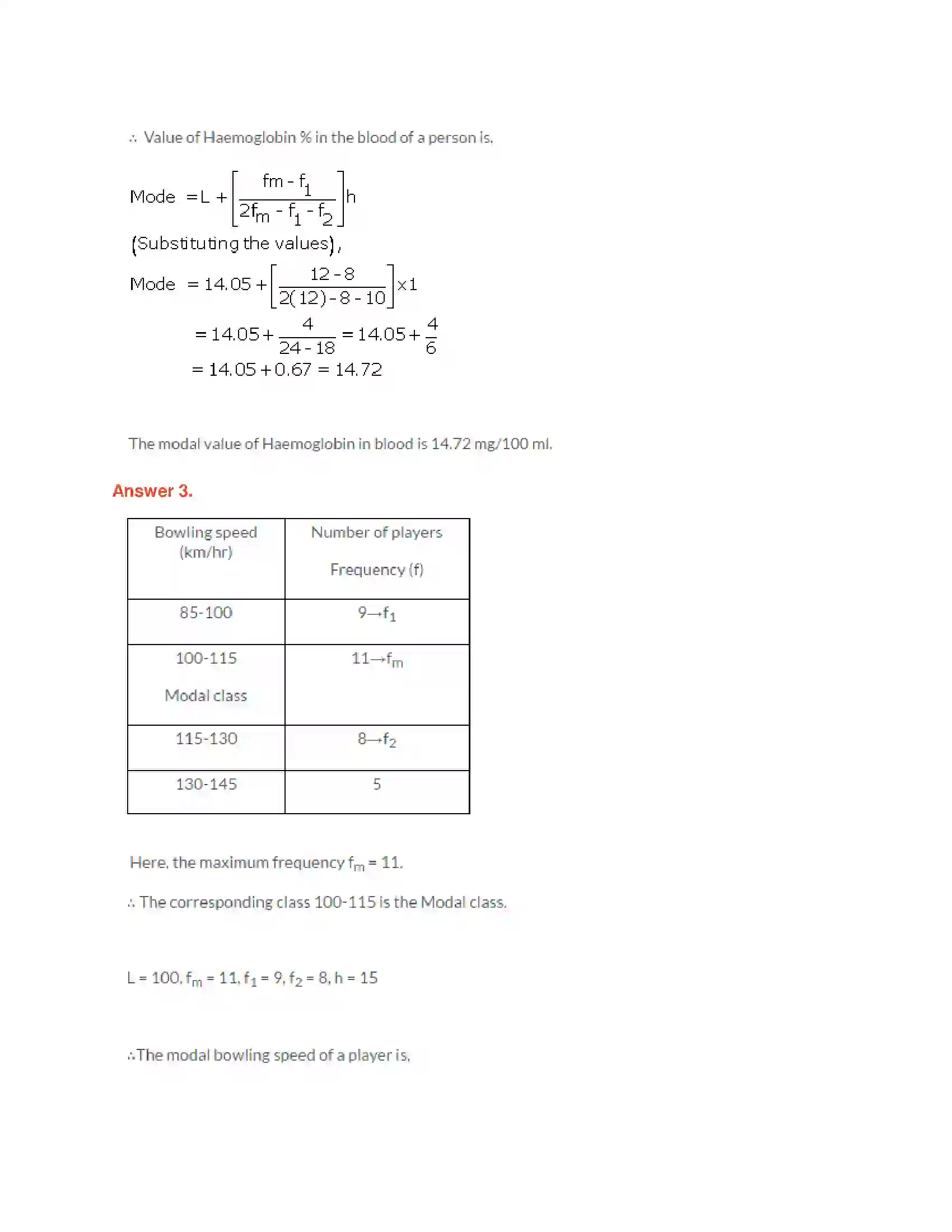 Maharashtra Board Class 10th Algebra - English Medium Statistics-I Solution 20