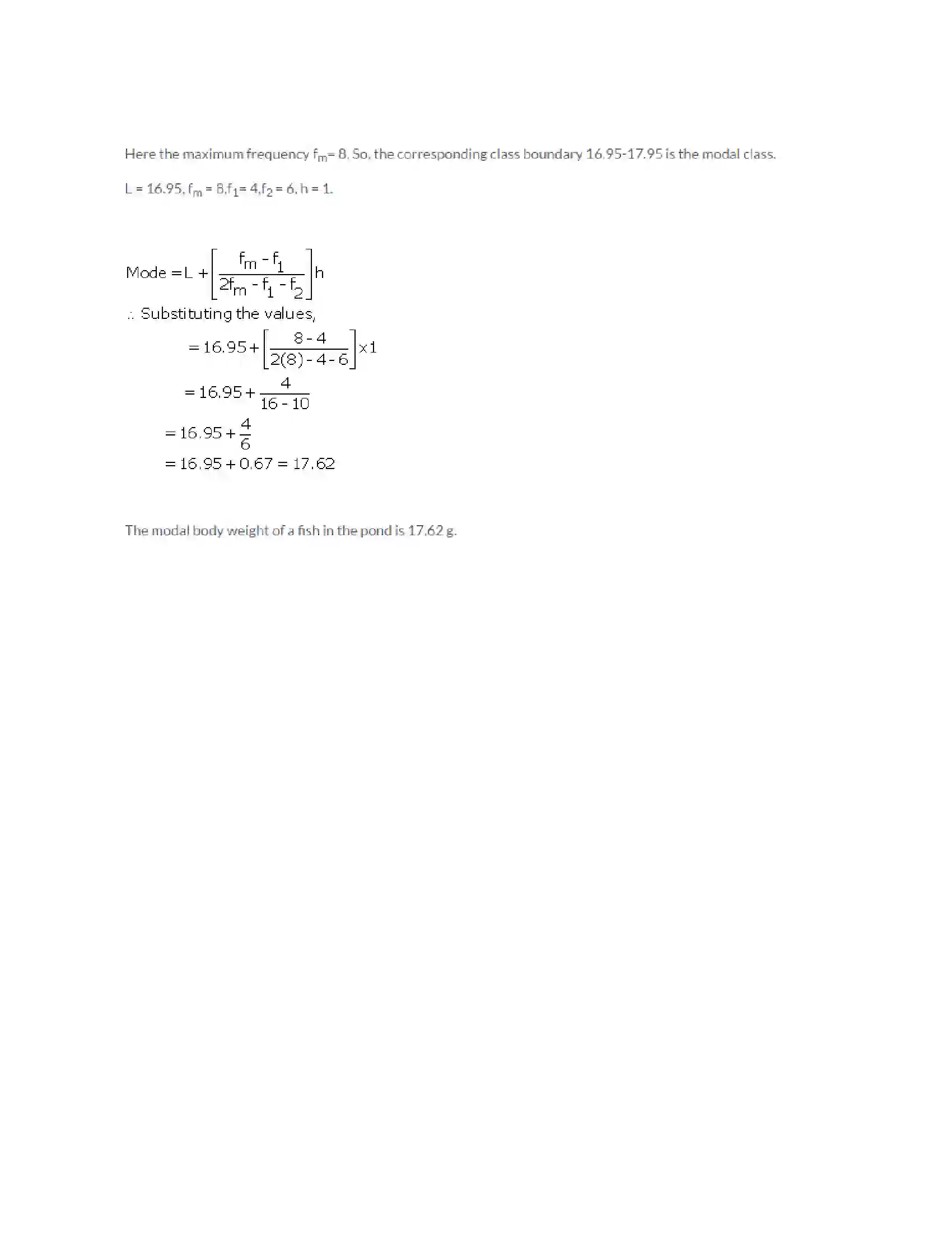 Maharashtra Board Class 10th Algebra - English Medium Statistics-I Solution 22