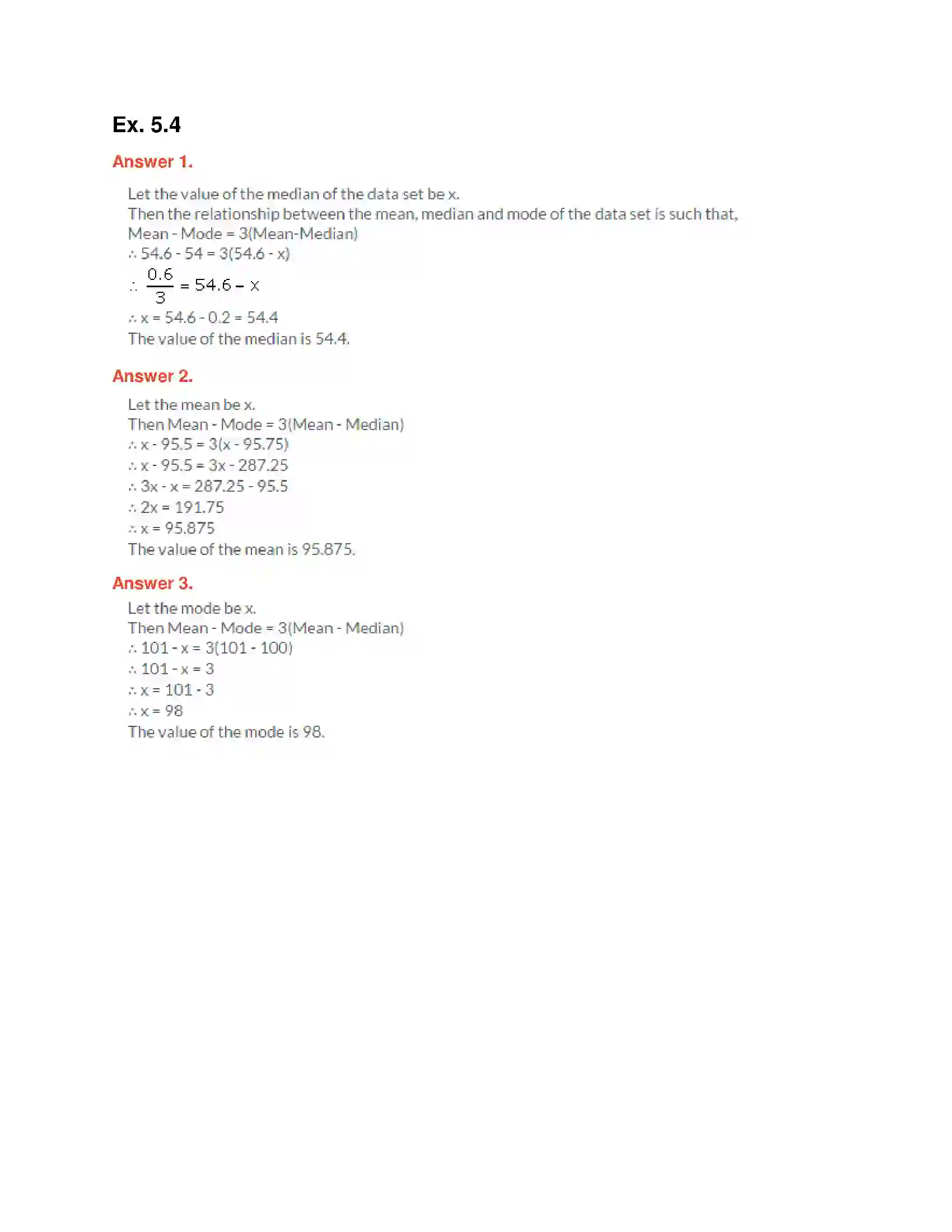 Maharashtra Board Class 10th Algebra - English Medium Statistics-I Solution 23