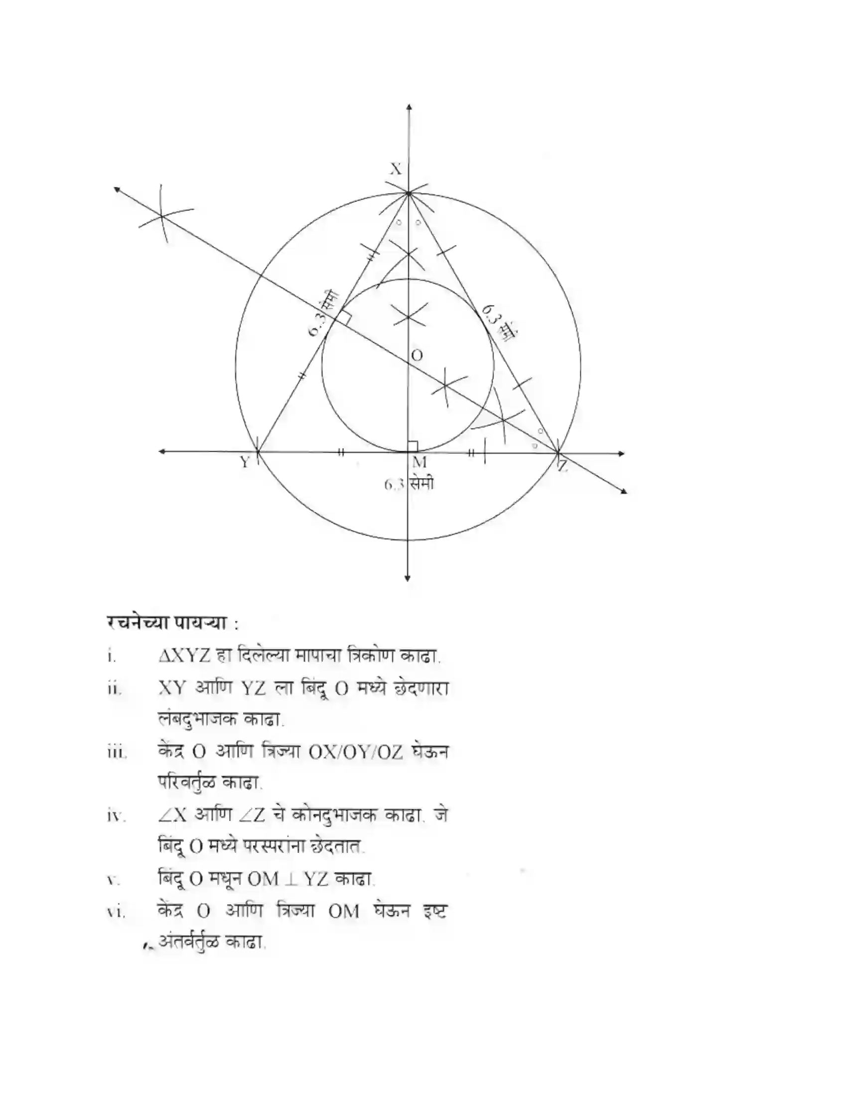 Maharashtra Board Class 10th Geometry - Marathi Medium Geometric Constructions Solution 9