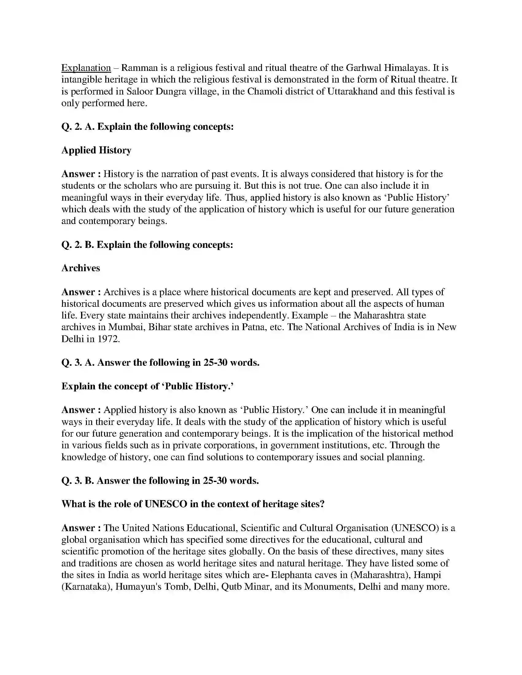 Maharashtra Board Class 10th History - English Medium Applied History Solution 2