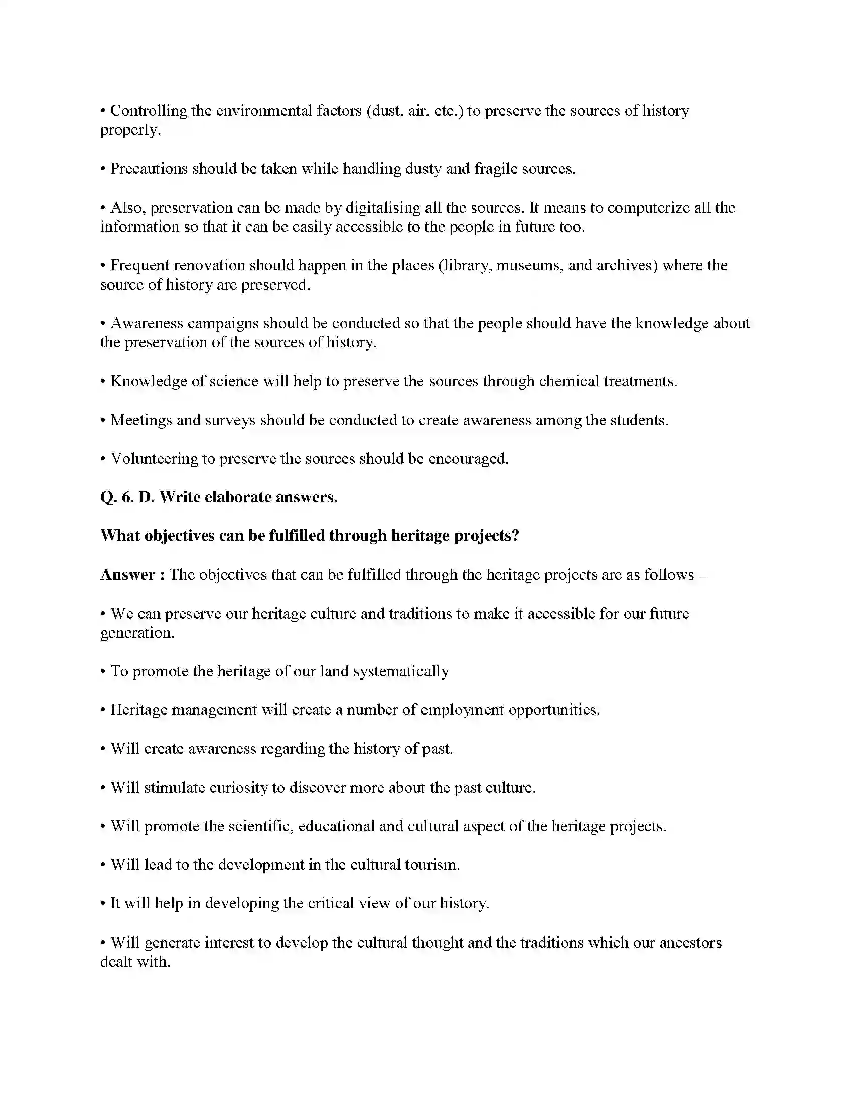 Maharashtra Board Class 10th History - English Medium Applied History Solution 6