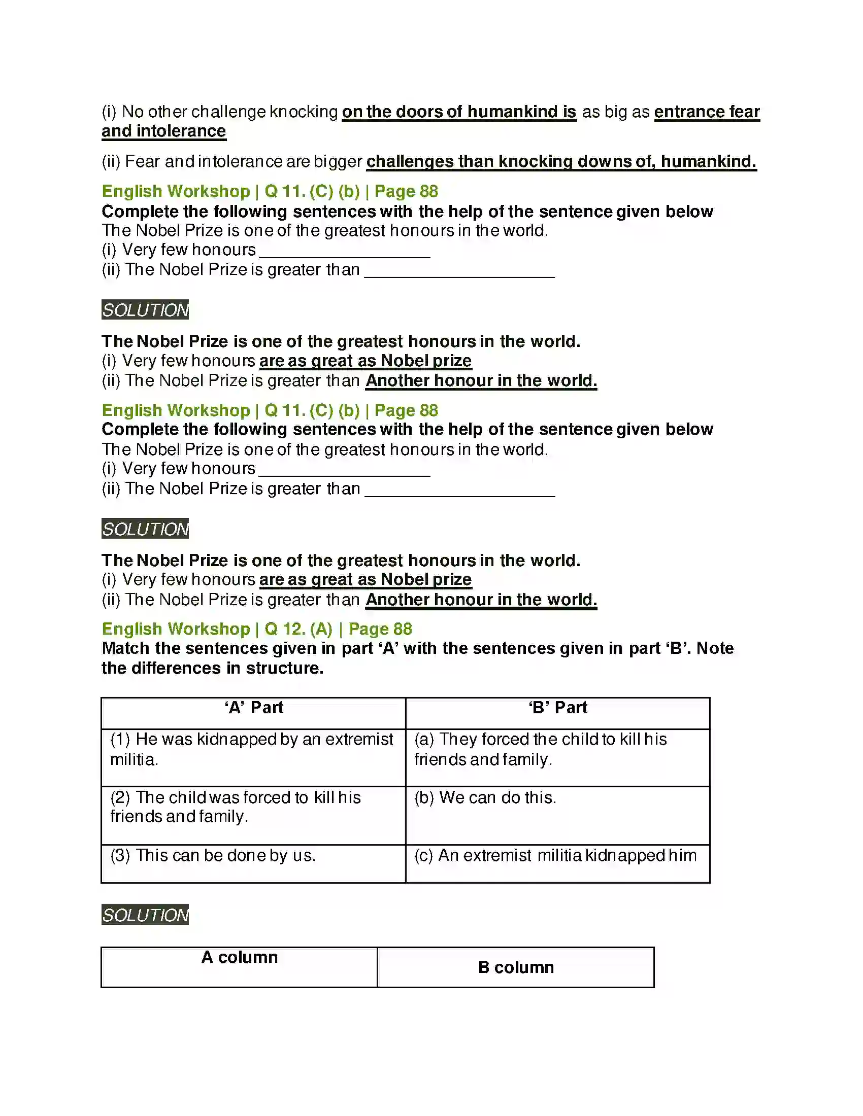 Maharashtra Board Class 10th Kumarbharati - English Medium 2.5 Let’s March Solution 20