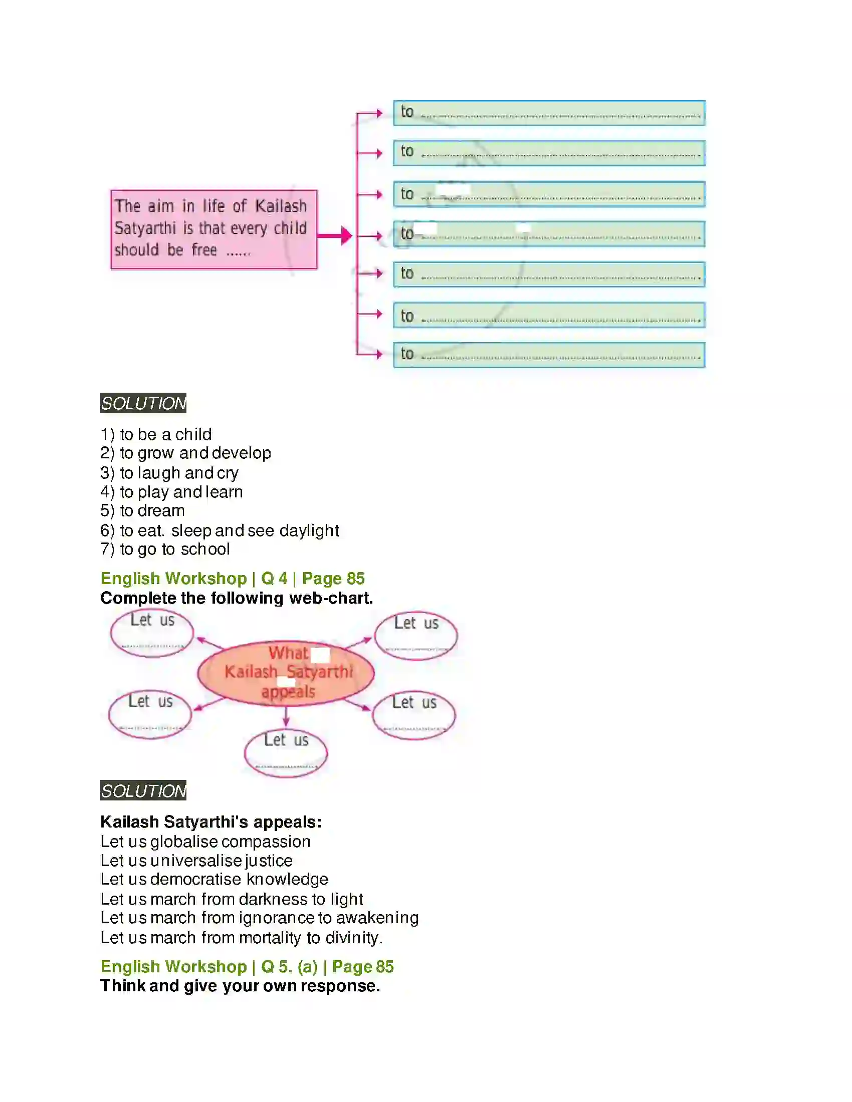 Maharashtra Board Class 10th Kumarbharati - English Medium 2.5 Let’s March Solution 7