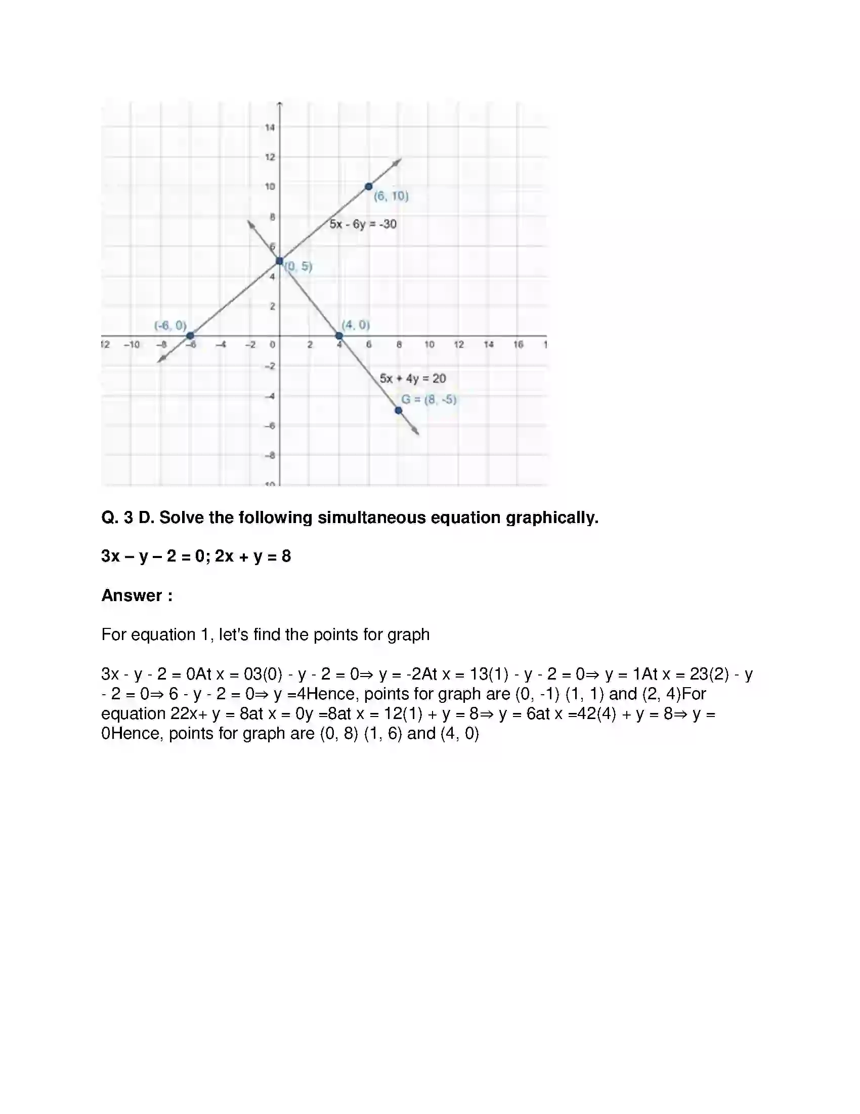 Maharashtra Board Class 10th Mathematics Part-I - English Medium Linear Equations in Two Variables Solution 45