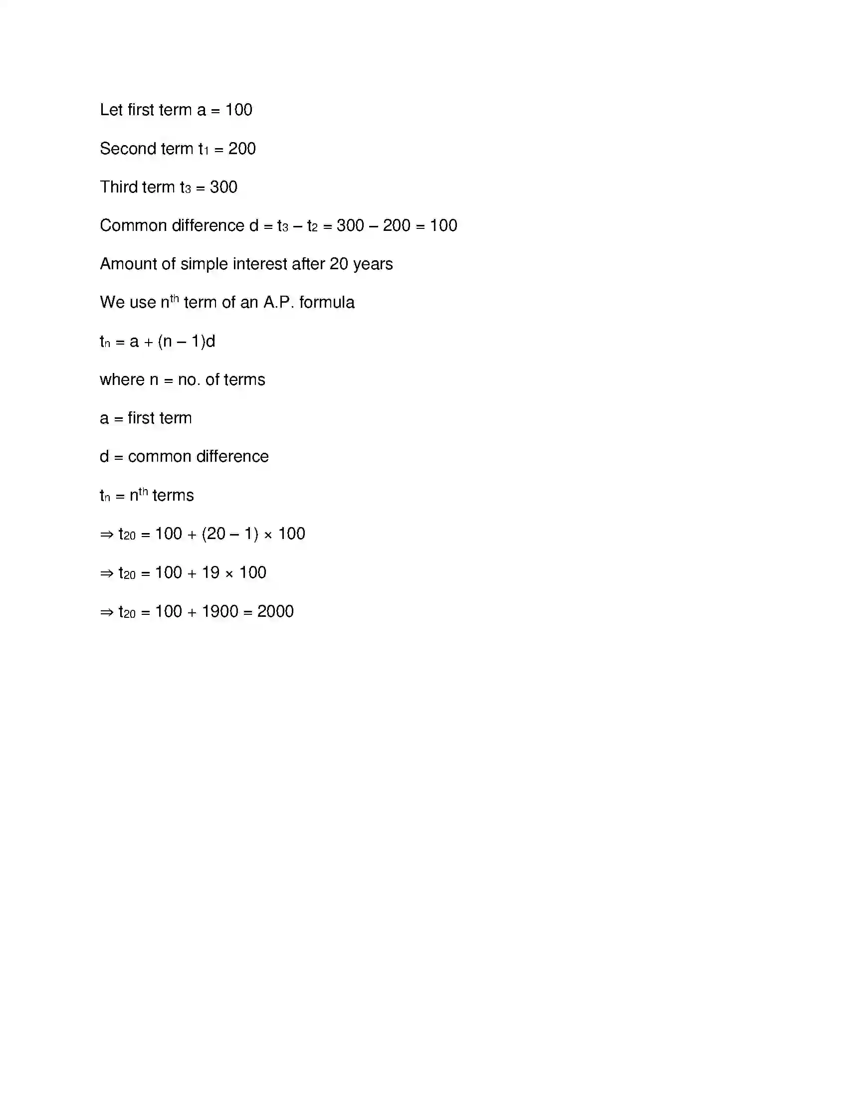 Maharashtra Board Class 10th Mathematics Part-I - English Medium Arithmetic Progression Solution 67