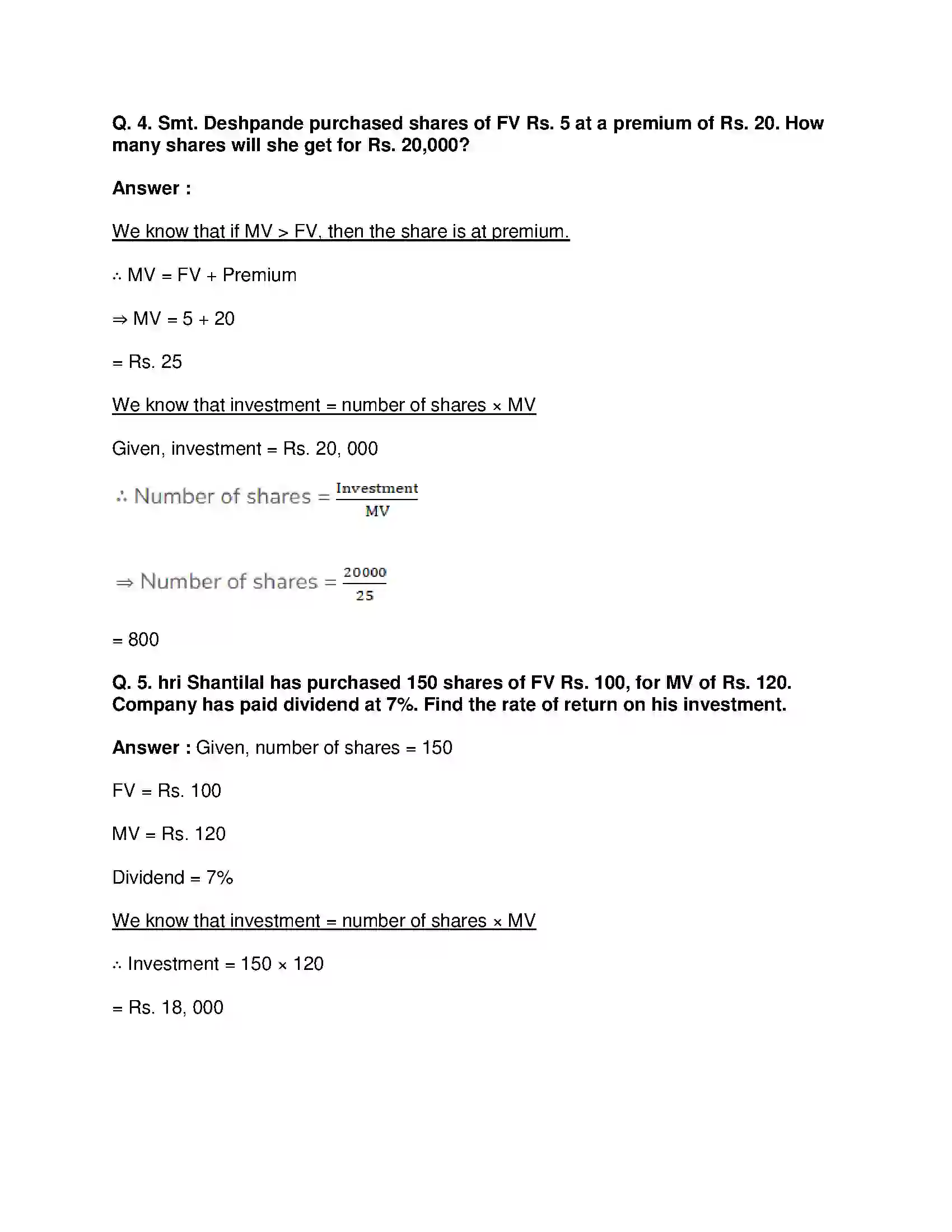Maharashtra Board Class 10th Mathematics Part-I - English Medium Financial Planning Solution 17
