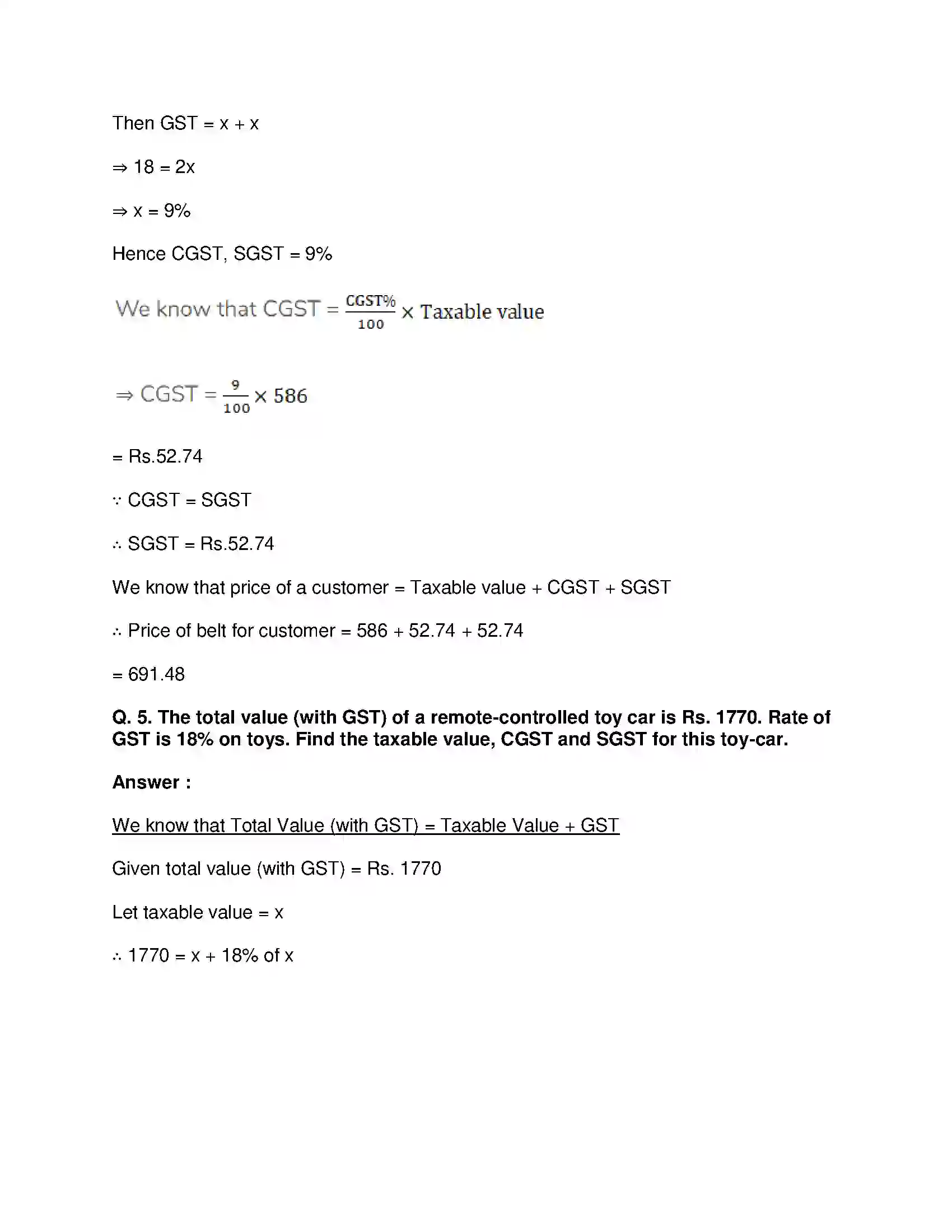 Maharashtra Board Class 10th Mathematics Part-I - English Medium Financial Planning Solution 3