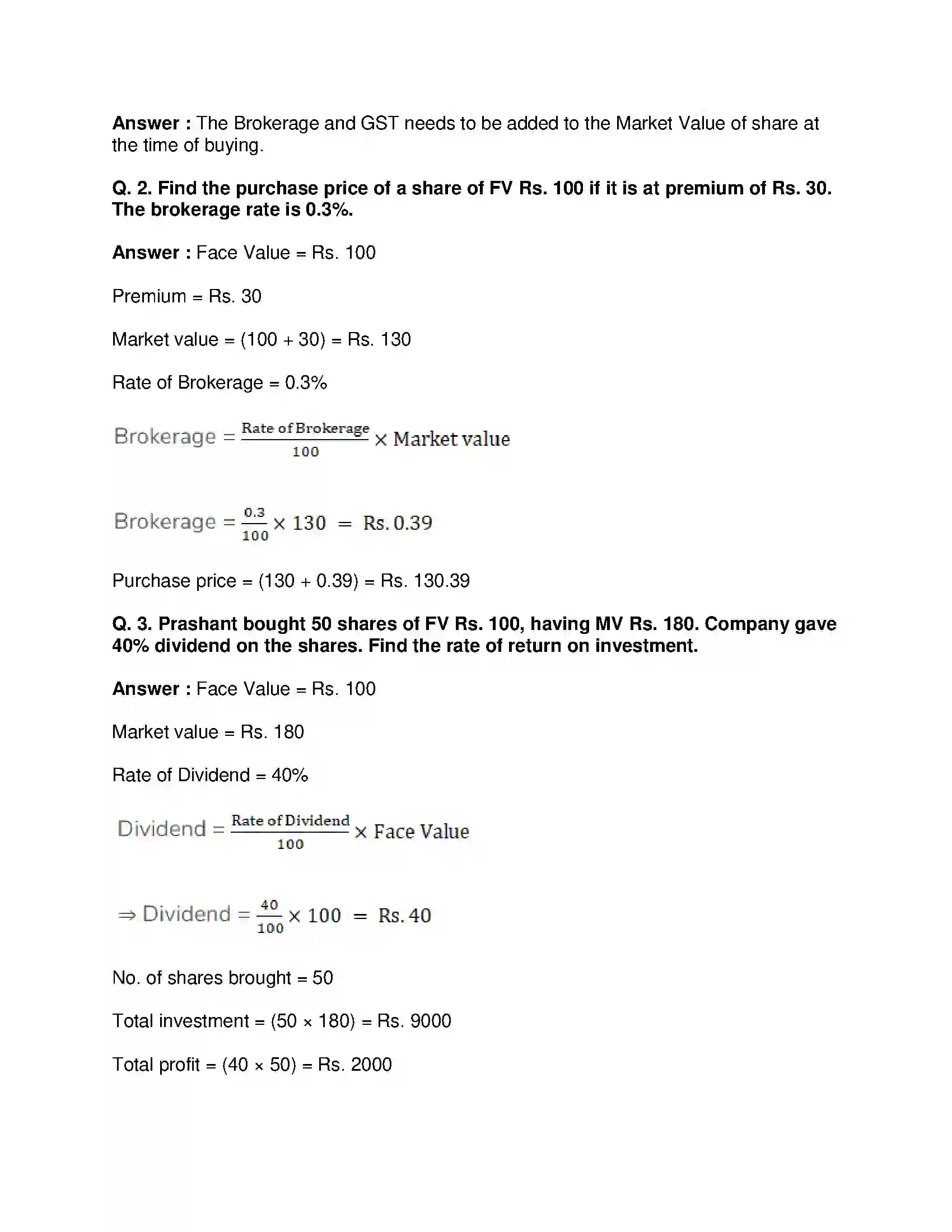 Maharashtra Board Class 10th Mathematics Part-I - English Medium Financial Planning Solution 36