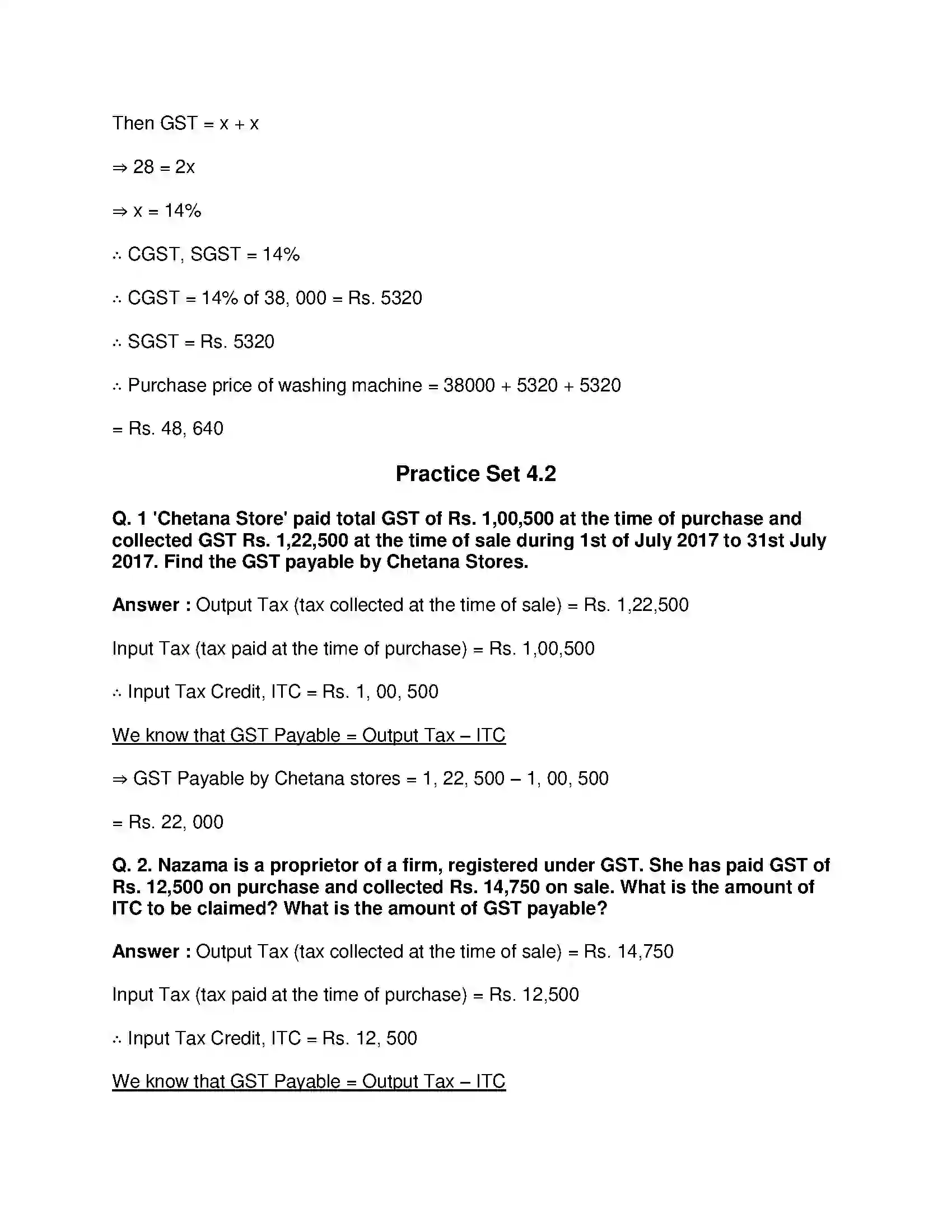 Maharashtra Board Class 10th Mathematics Part-I - English Medium Financial Planning Solution 7
