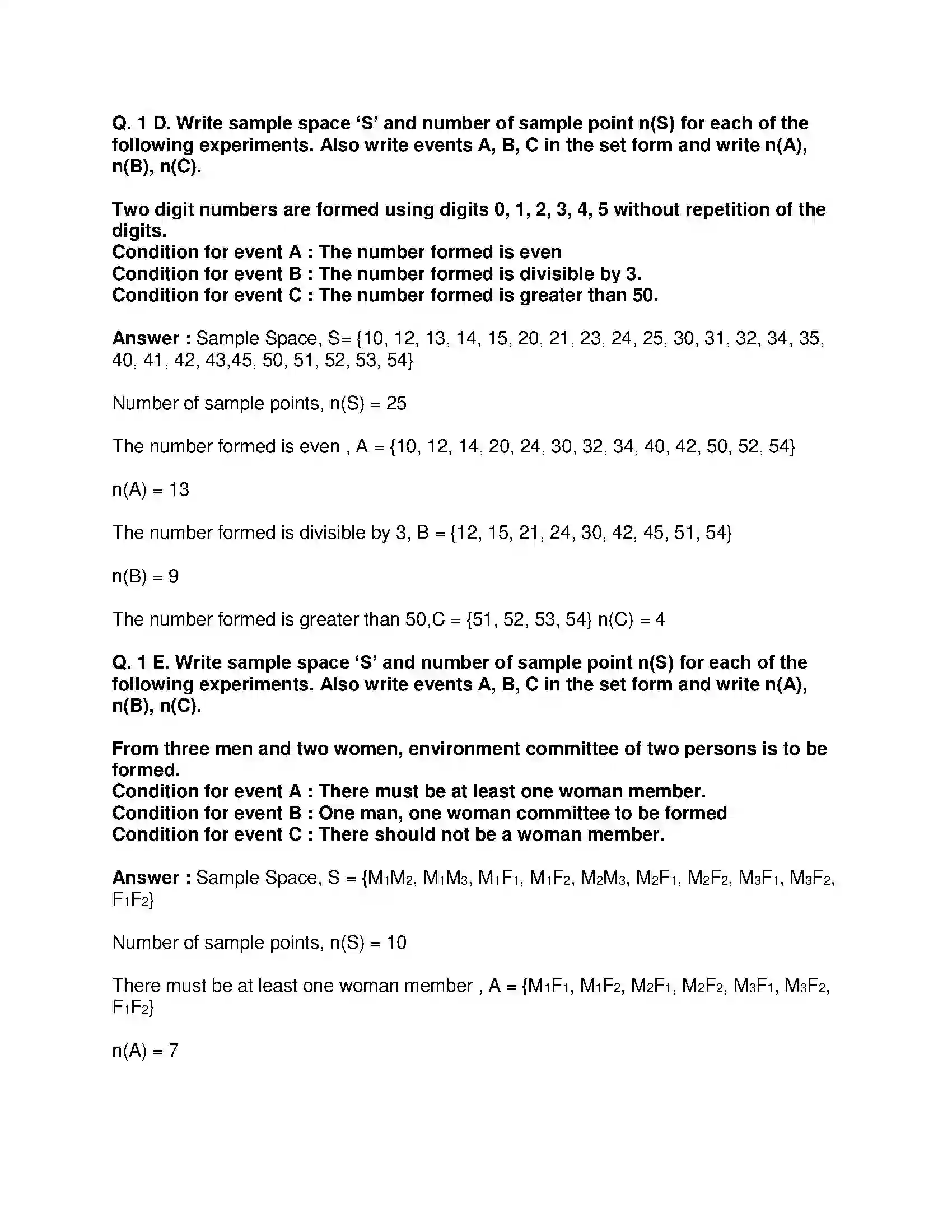 Maharashtra Board Class 10th Mathematics Part-I - English Medium Probability Solution 5