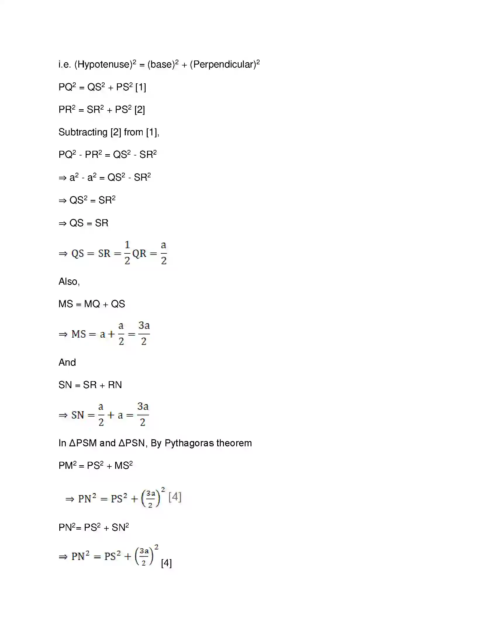 Maharashtra Board Class 10th Mathematics Part-II - English Medium Pythagoras Theorem Solution 30