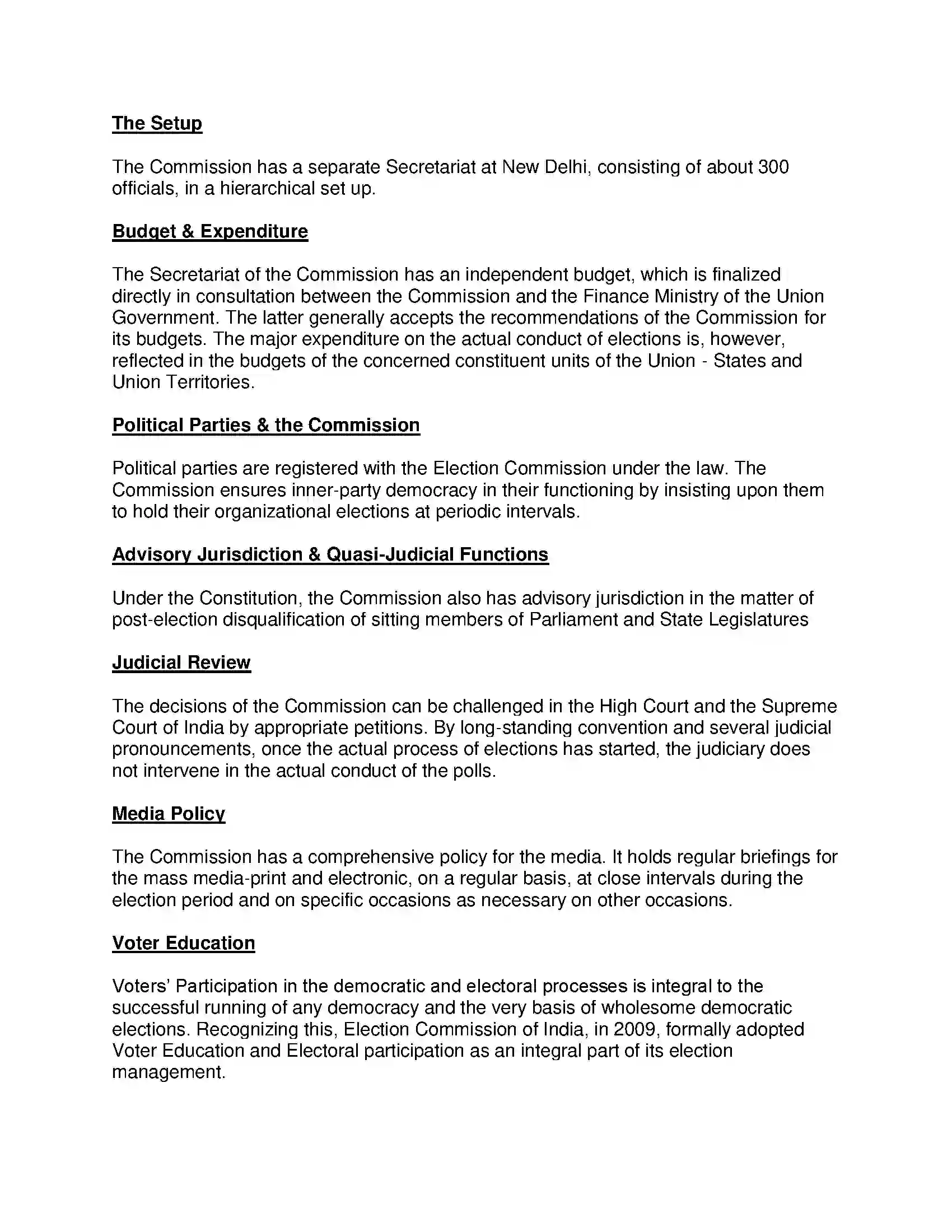 Maharashtra Board Class 10th Political Science - English Medium Working of the Constitution Solution 7