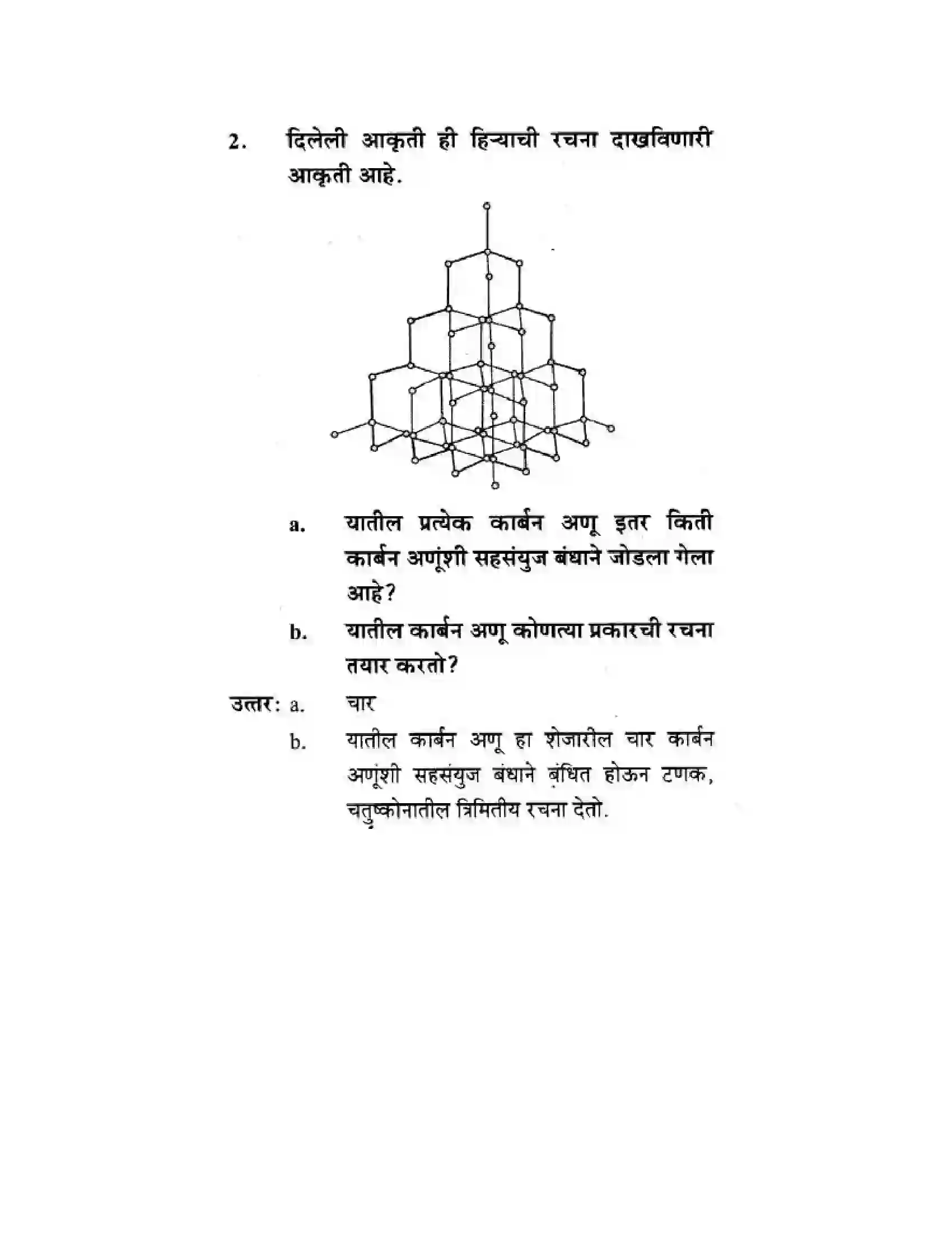 Maharashtra Board Class 10th Science & Technology - Marathi Medium Amazing World of Carbon Compounds Solution 34