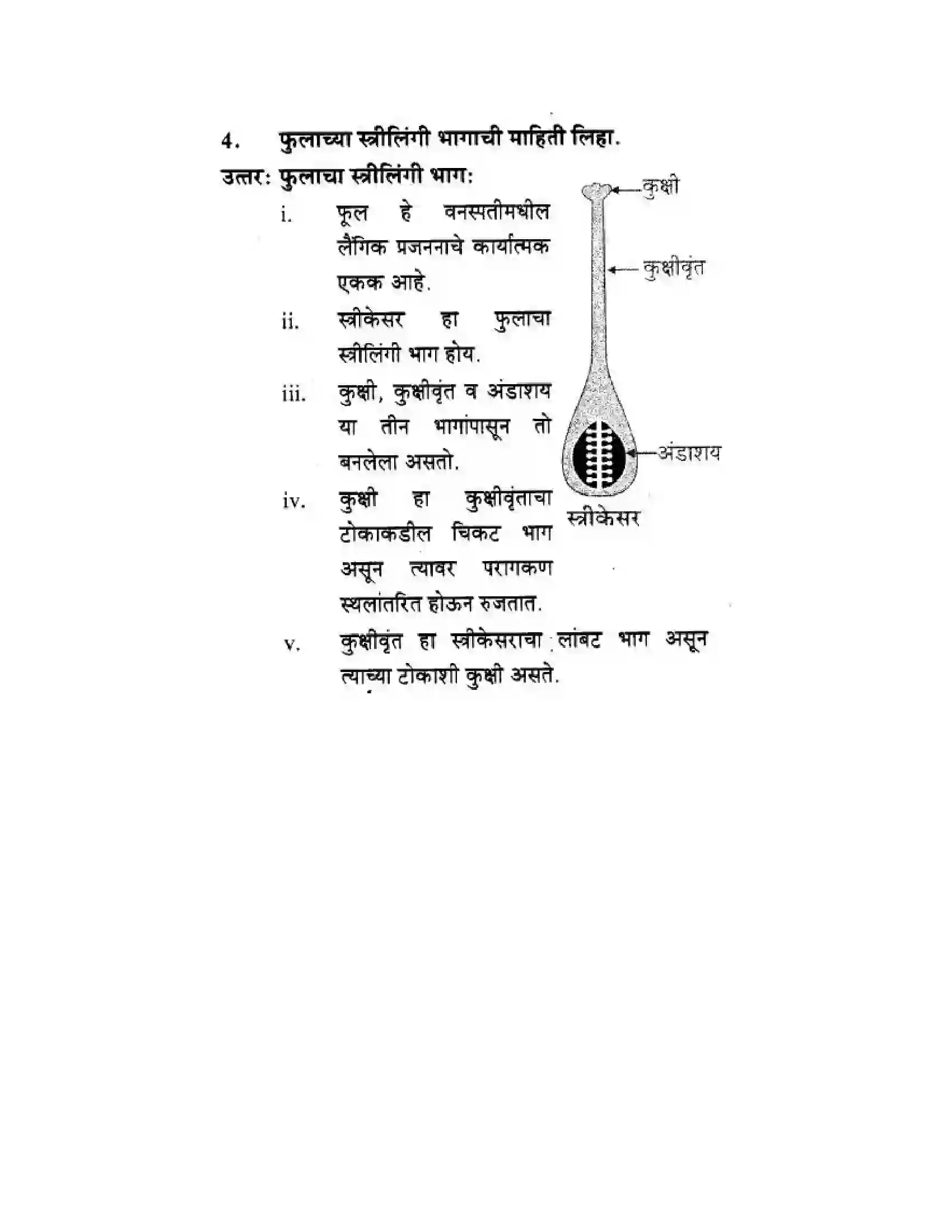 Maharashtra Board Class 10th Science & Technology - Marathi Medium The Life Cycle Solution 14