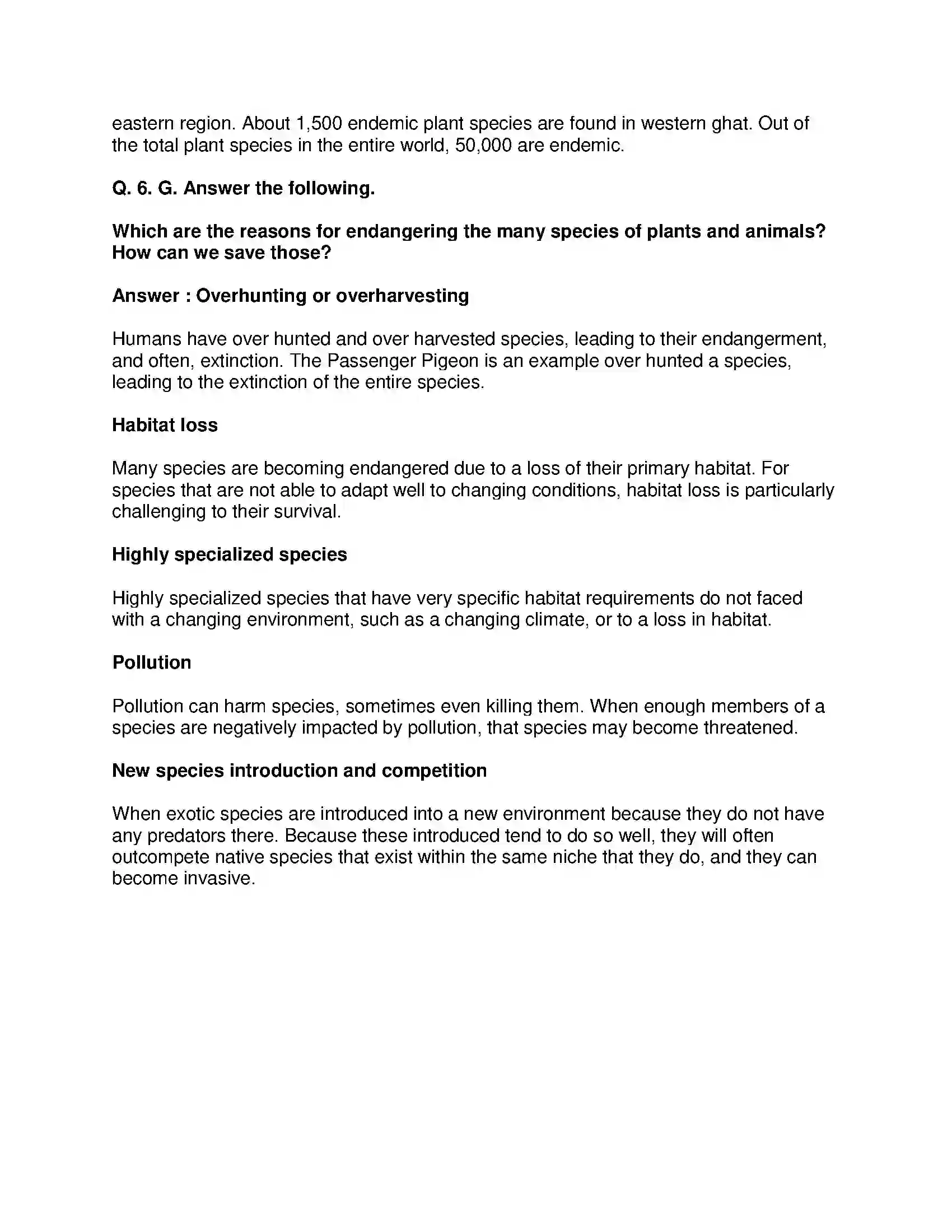 Maharashtra Board Class 10th Science & Technology-II - English Medium Environmental Management Solution 7