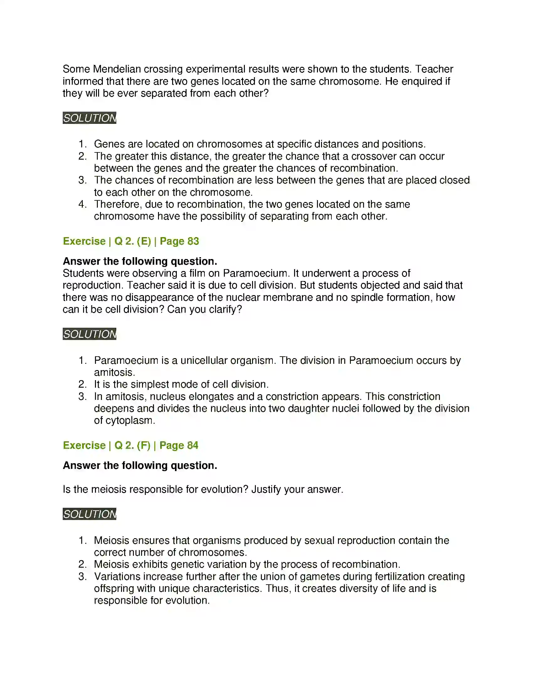 Maharashtra Board Class 11th Biology Cell Division Solution 4
