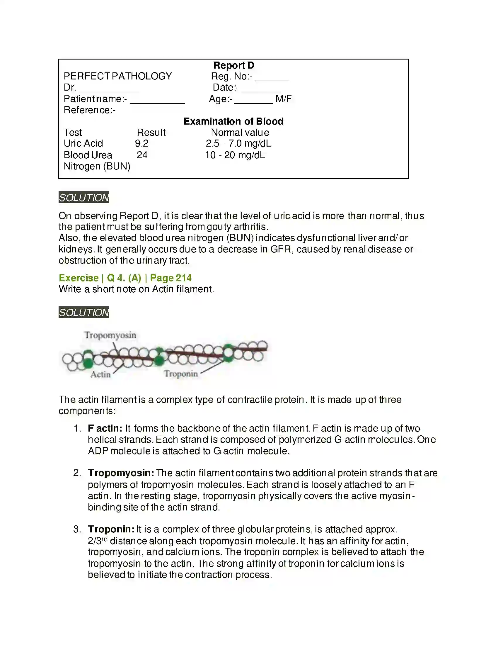 Maharashtra Board Class 11th Biology Skeleton and Movement Solution 10