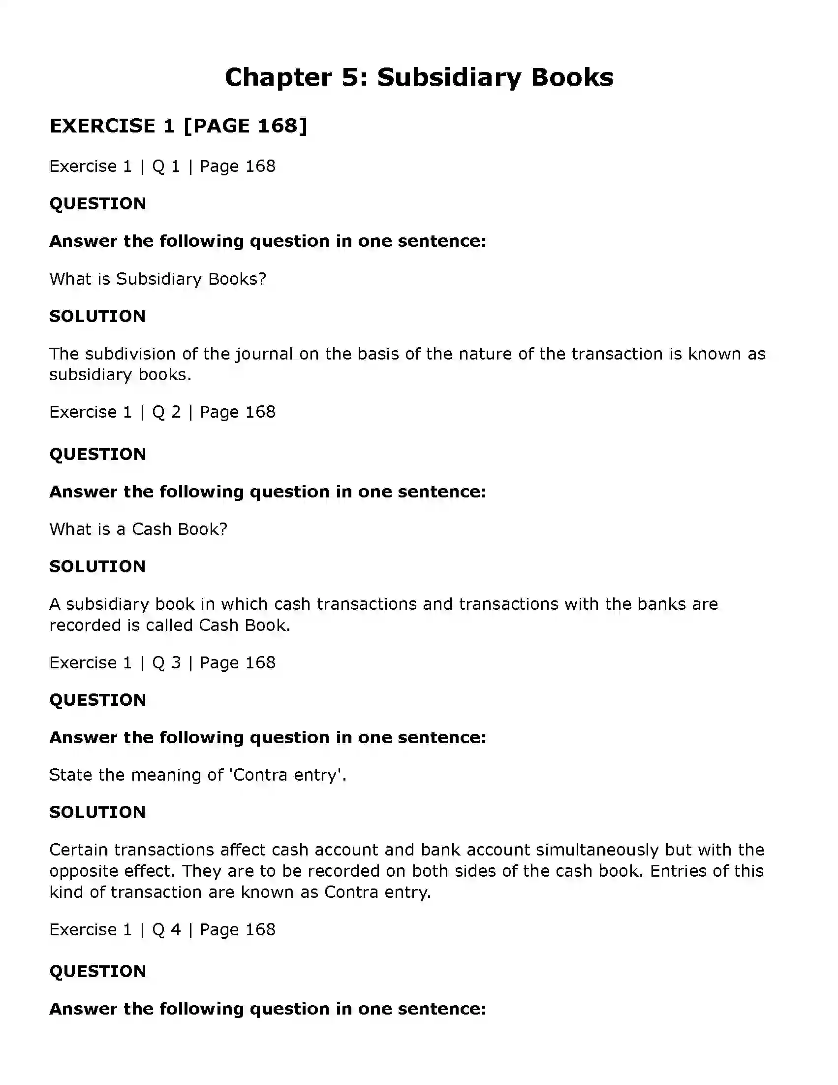 Maharashtra Board Class 11th Book Keeping & Accountancy Subsidiary Books Solution 1