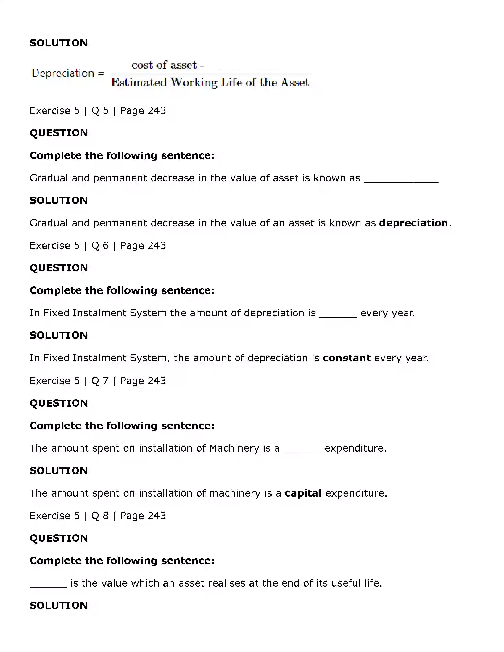 Maharashtra Board Class 11th Book Keeping & Accountancy Depreciation Solution 13