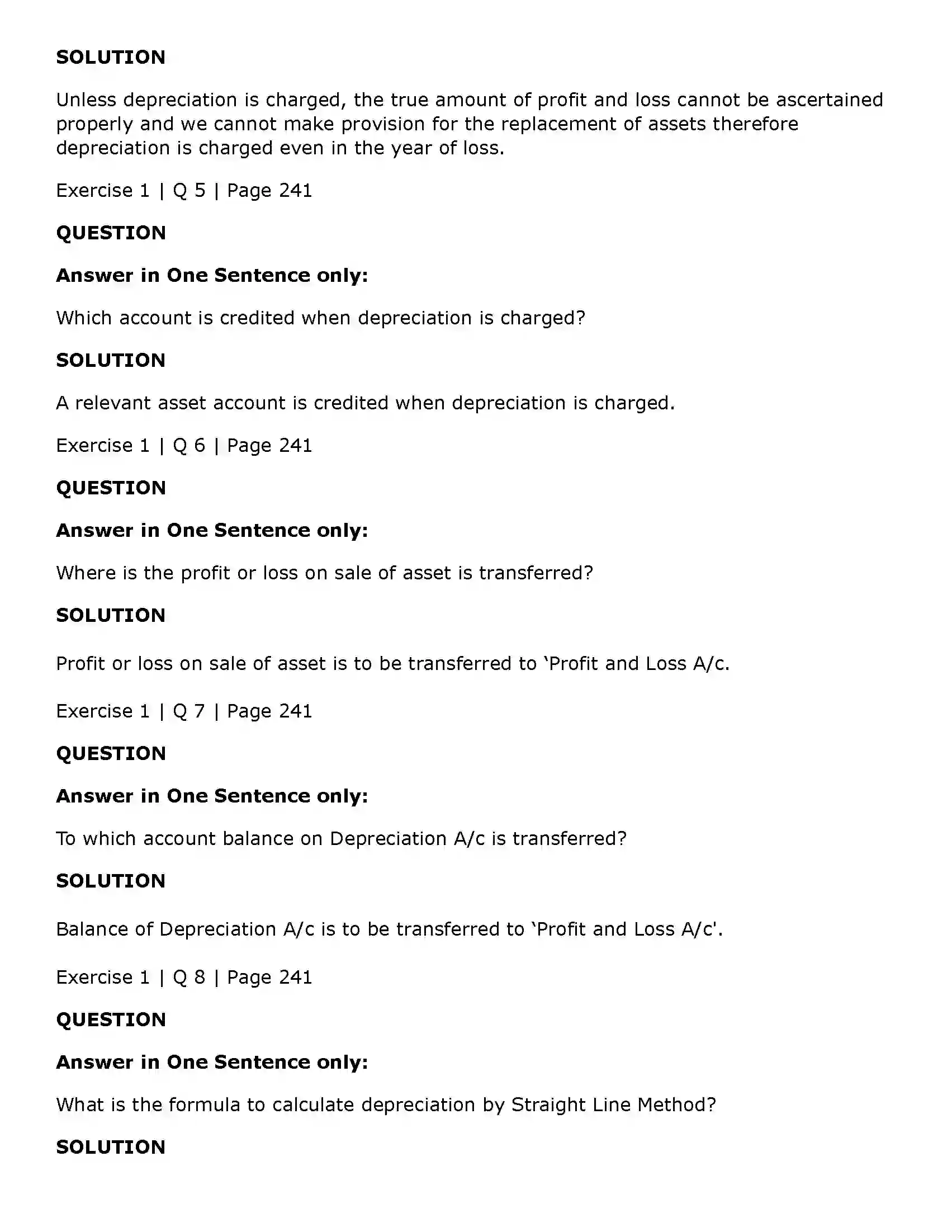 Maharashtra Board Class 11th Book Keeping & Accountancy Depreciation Solution 2