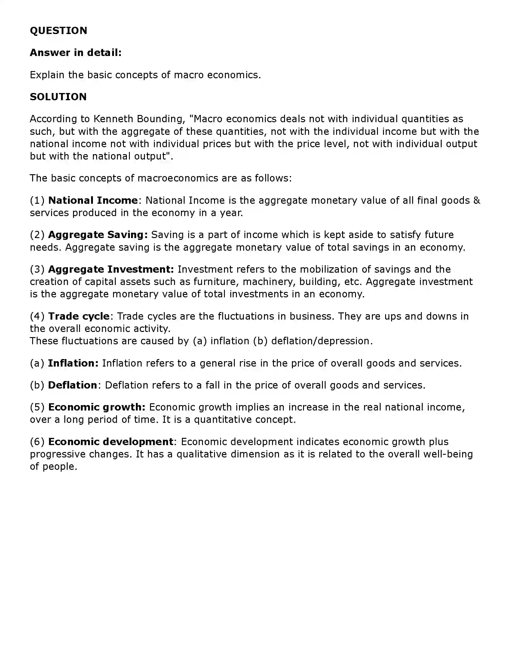 Maharashtra Board Class 11th Economics Basic Concepts in Economics Solution 9