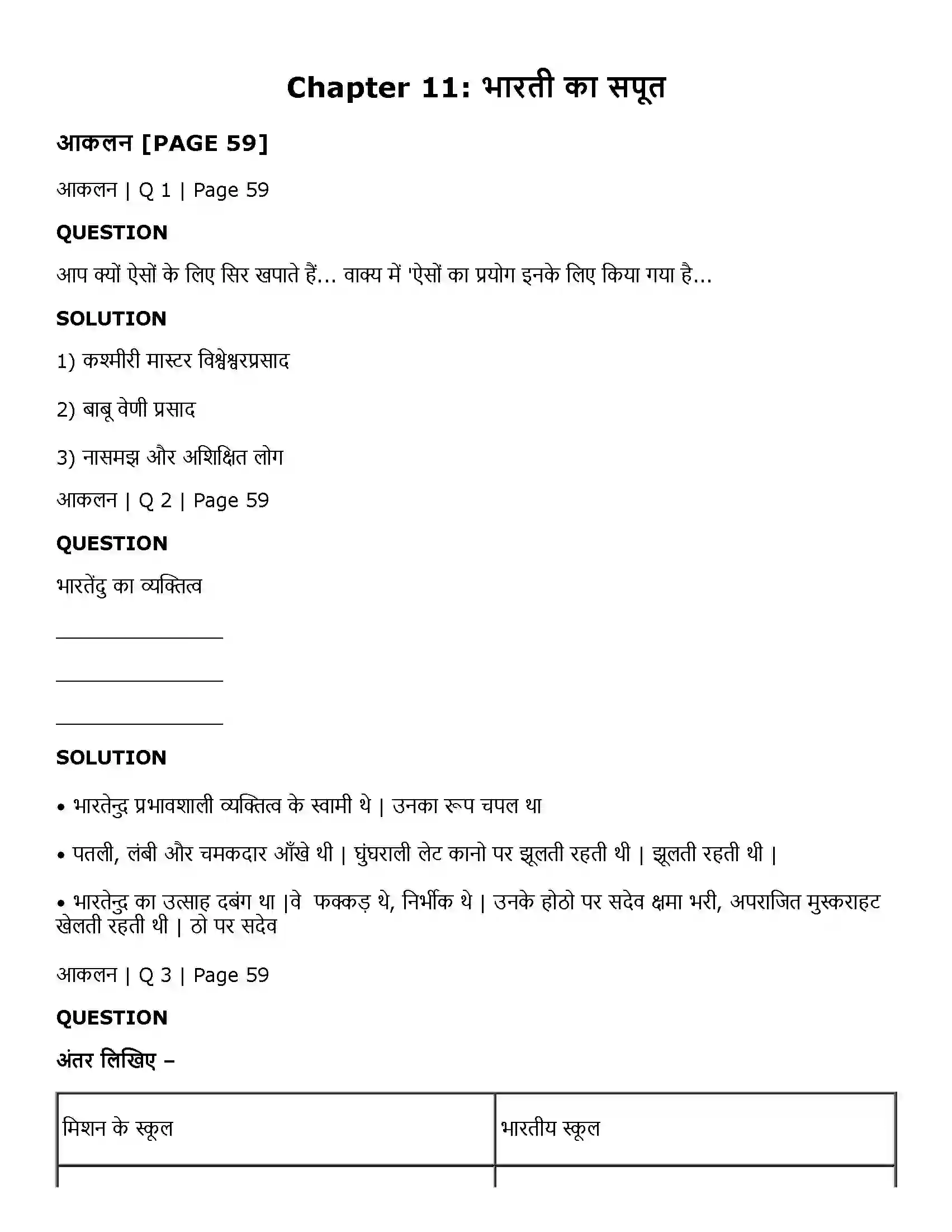 Maharashtra Board Class 11th Hindi भारती का सपूत Solution 1