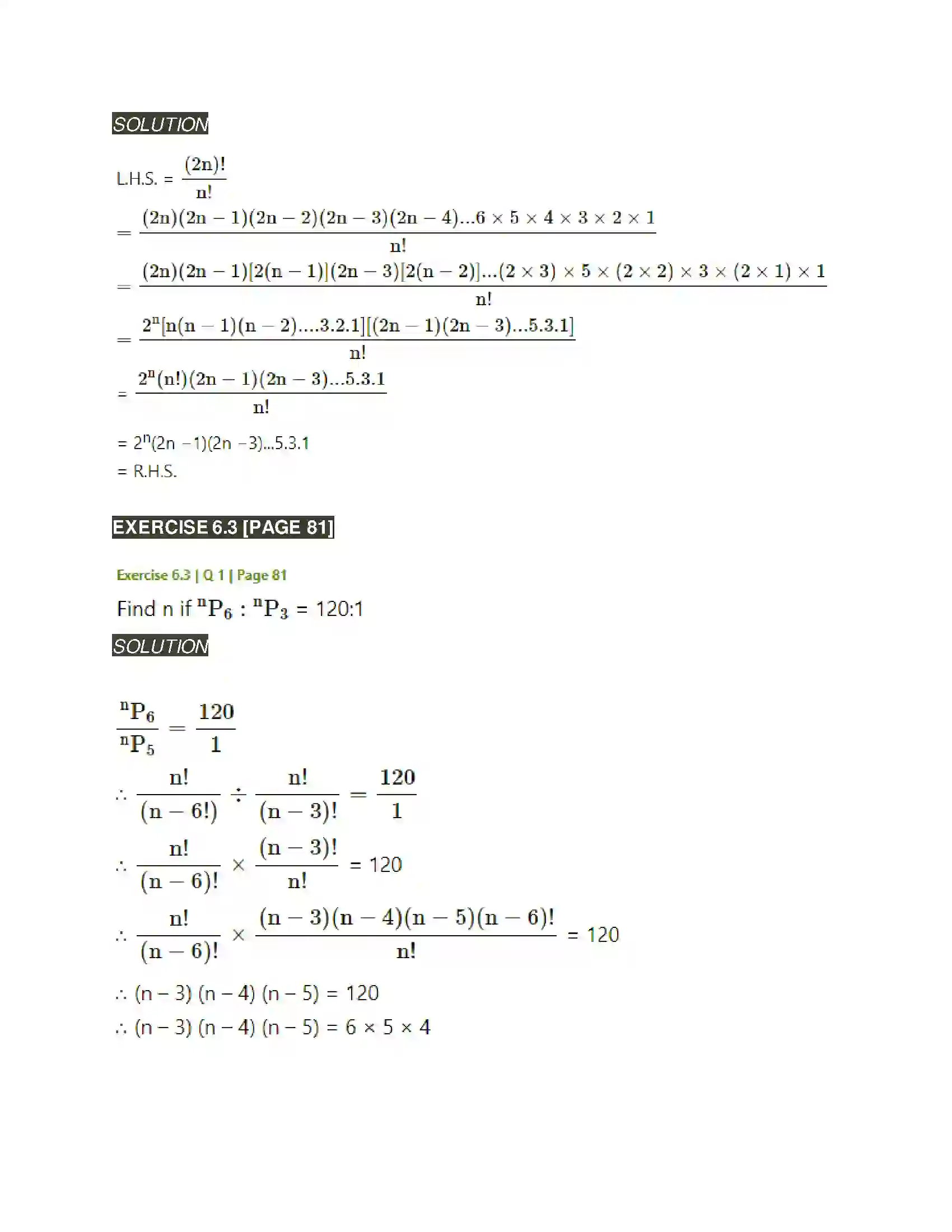 Maharashtra Board Class 11th Mathematics & Statistics - 2 Permutations and Combinations Solution 22