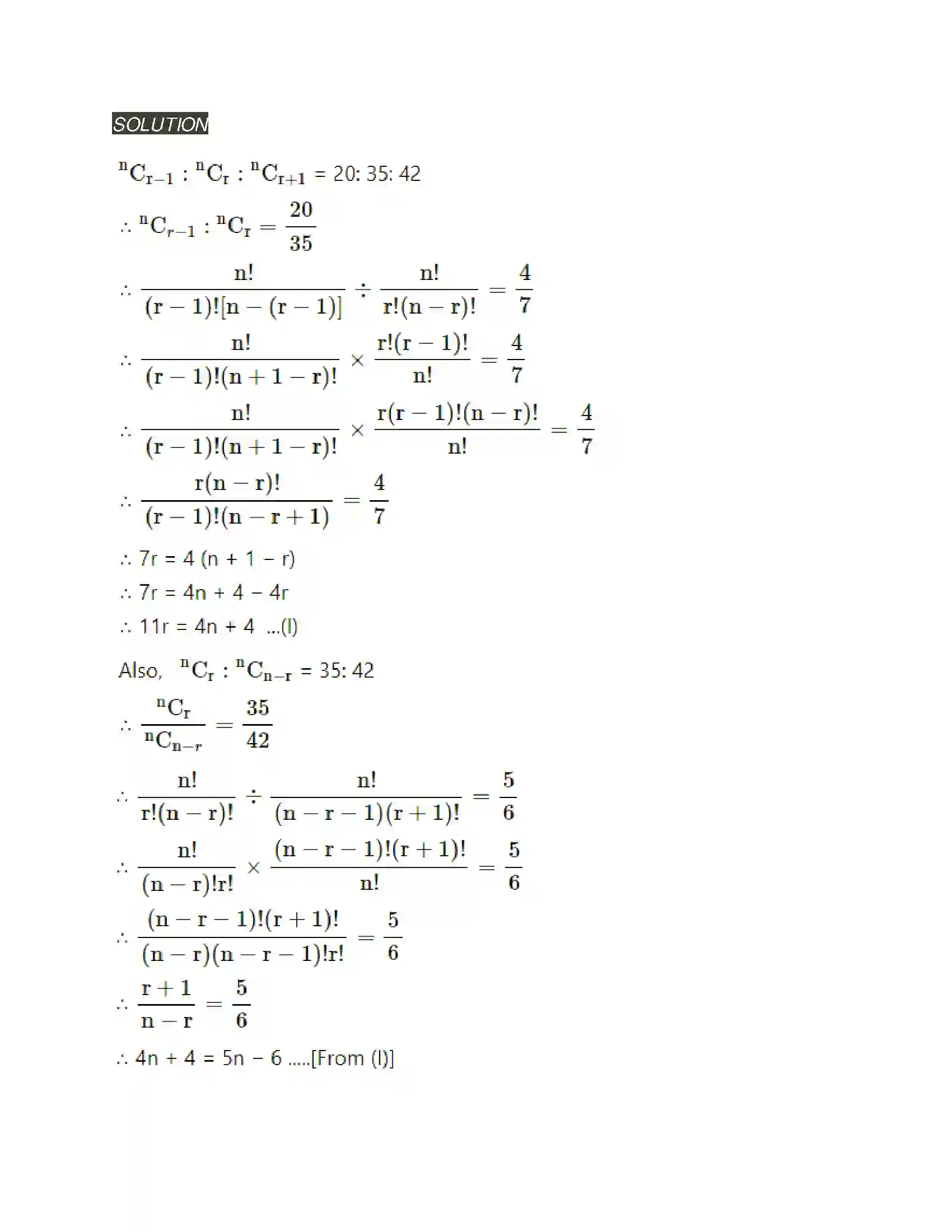 Maharashtra Board Class 11th Mathematics & Statistics - 2 Permutations and Combinations Solution 54