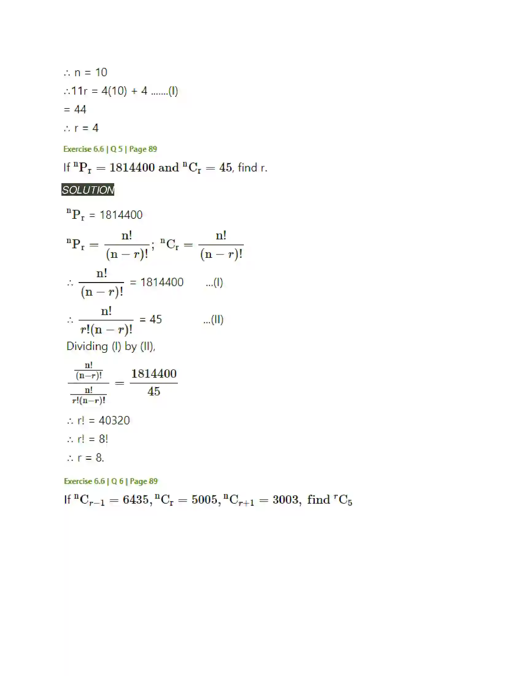 Maharashtra Board Class 11th Mathematics & Statistics - 2 Permutations and Combinations Solution 55