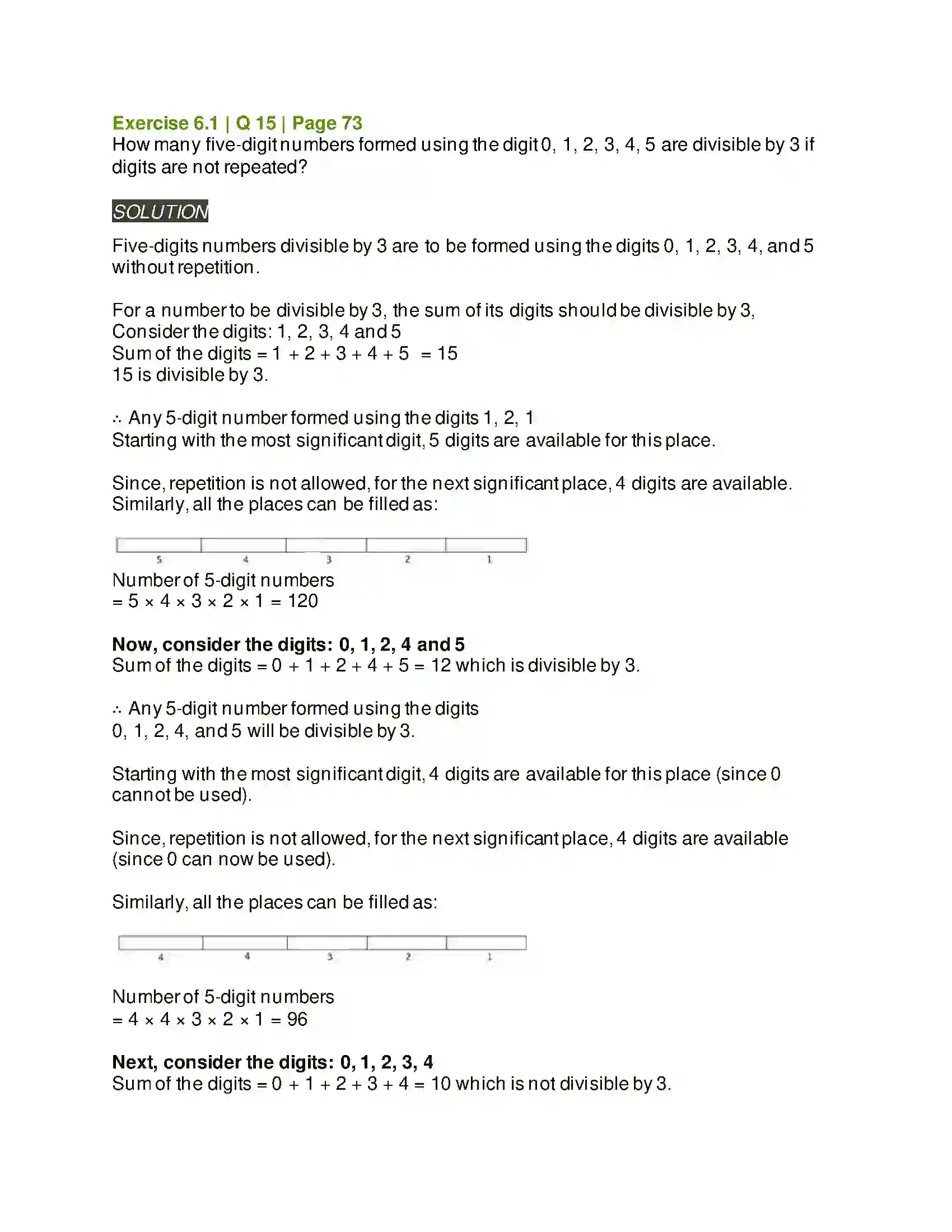 Maharashtra Board Class 11th Mathematics & Statistics - 2 Permutations and Combinations Solution 8