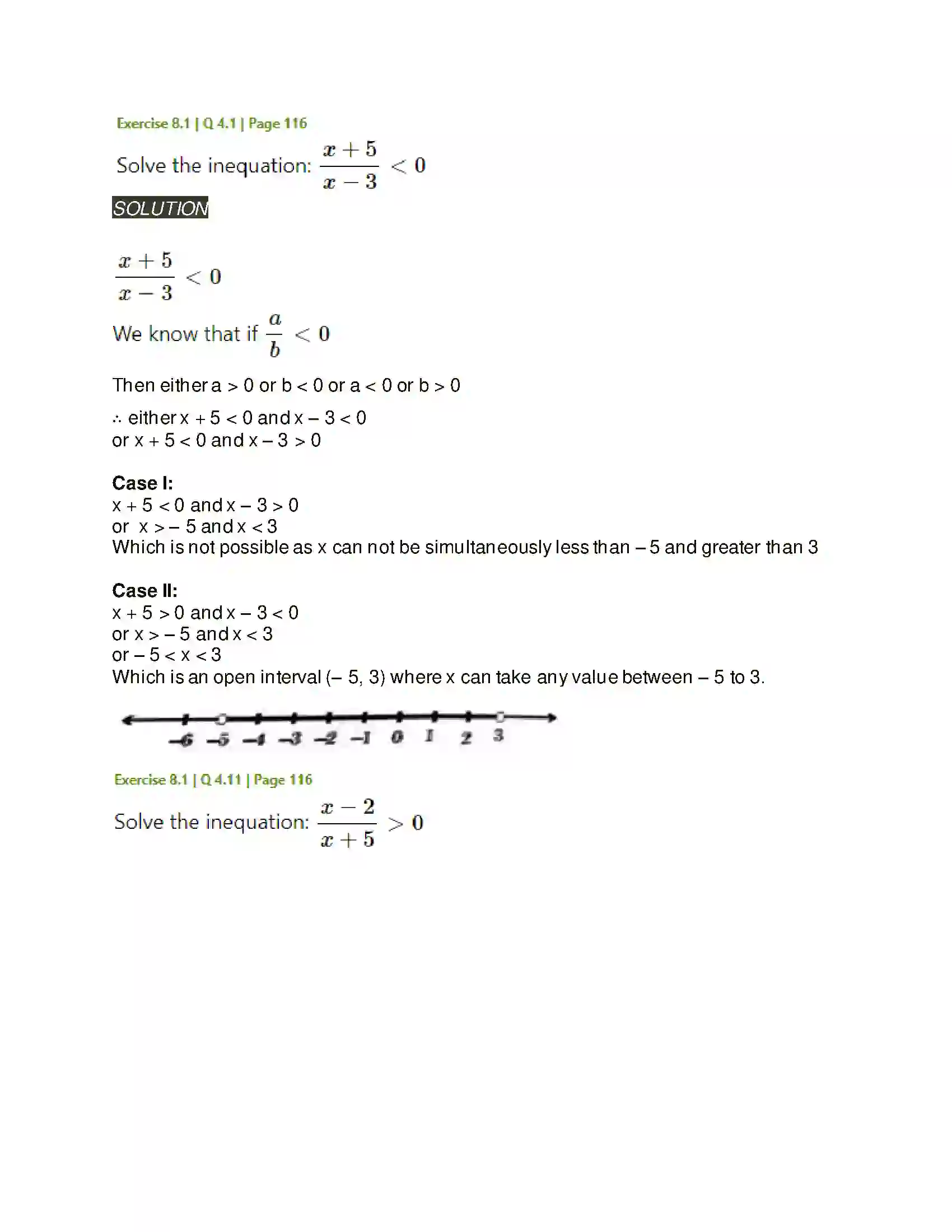 Maharashtra Board Class 11th Mathematics & Statistics - 2 Linear Inequations Solution 12