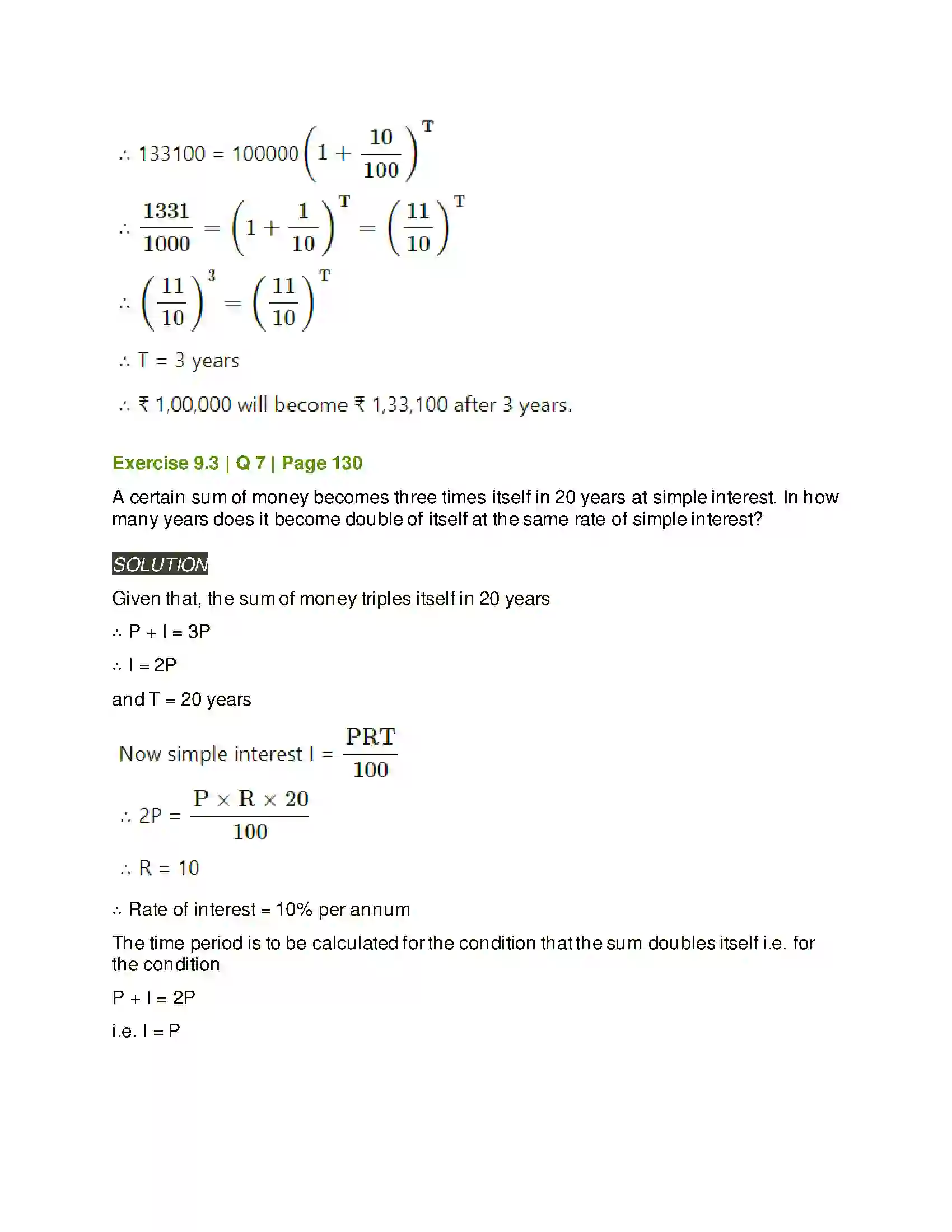Maharashtra Board Class 11th Mathematics & Statistics - 2 Commercial Mathematics Solution 29