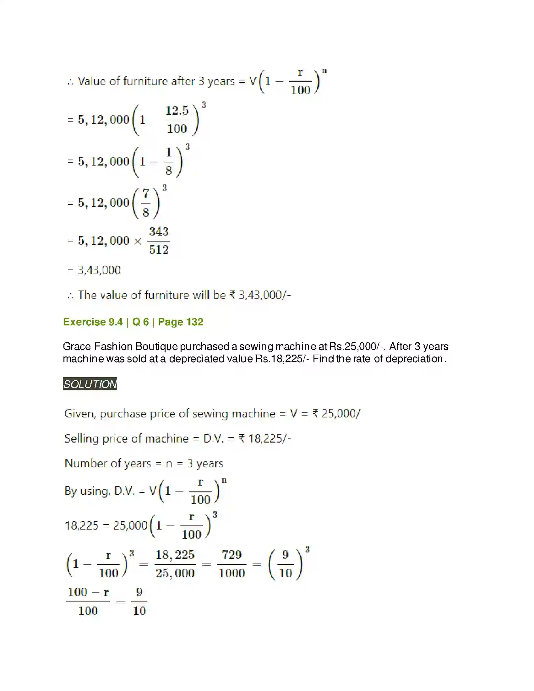 Maharashtra Board Class 11th Mathematics & Statistics - 2 Commercial Mathematics Solution 37