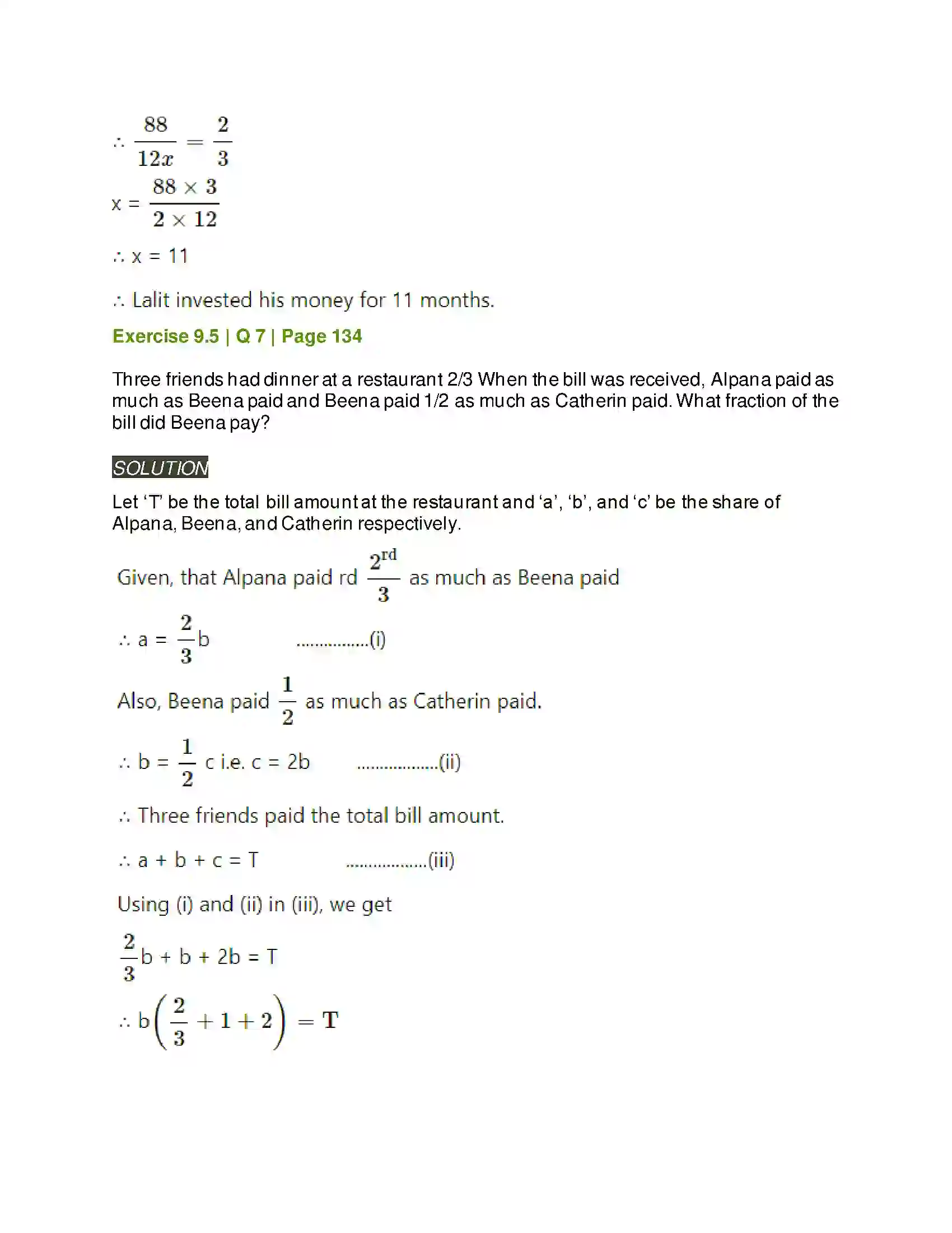 Maharashtra Board Class 11th Mathematics & Statistics - 2 Commercial Mathematics Solution 44