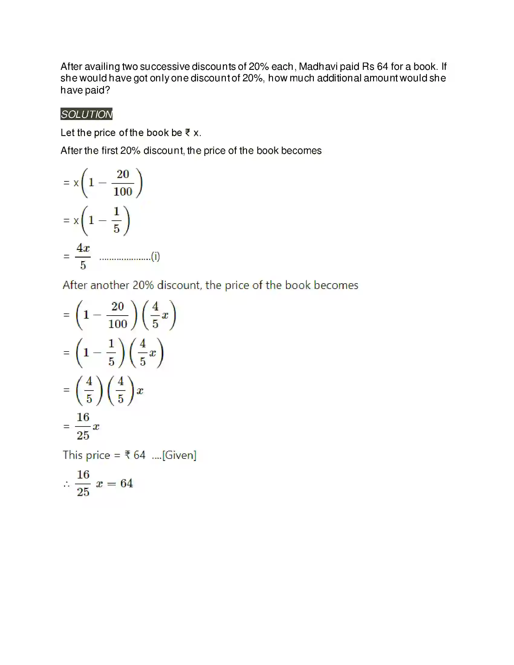 Maharashtra Board Class 11th Mathematics & Statistics - 2 Commercial Mathematics Solution 5