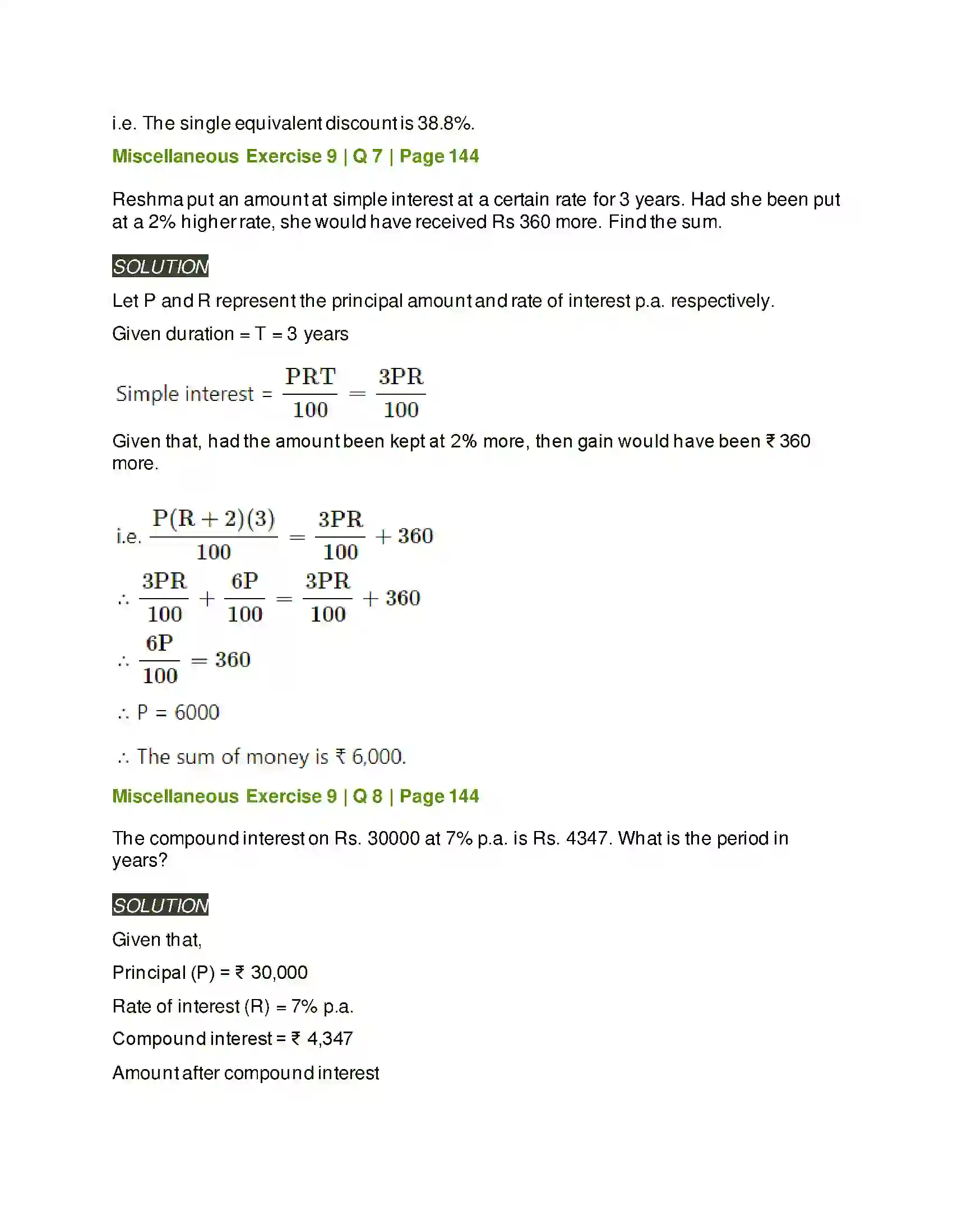 Maharashtra Board Class 11th Mathematics & Statistics - 2 Commercial Mathematics Solution 82