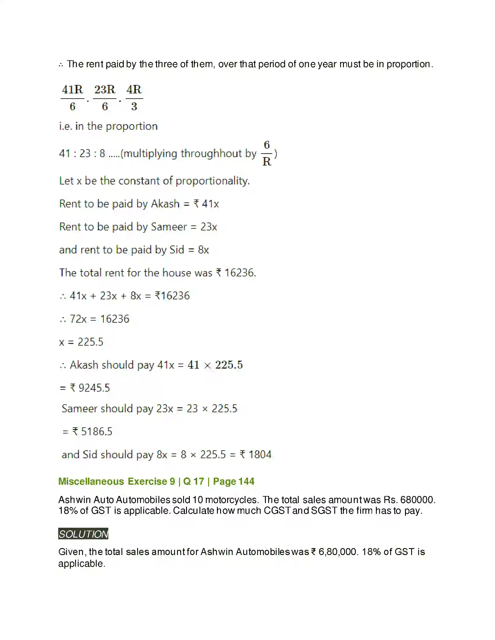 Maharashtra Board Class 11th Mathematics & Statistics - 2 Commercial Mathematics Solution 91