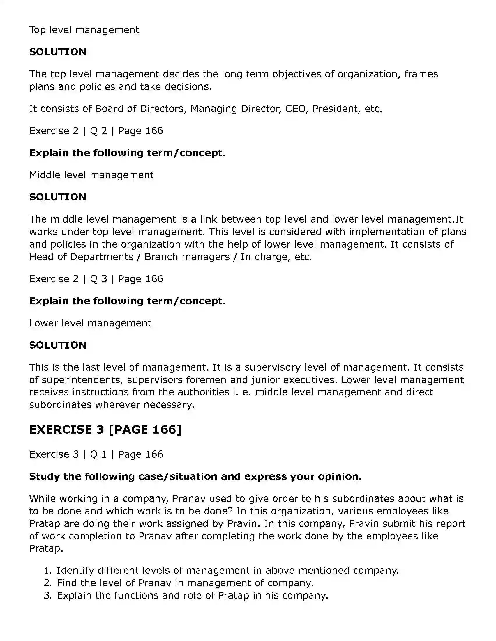 Maharashtra Board Class 11th Organisation of Commerce and Management (OC) Introduction to Management Solution 17