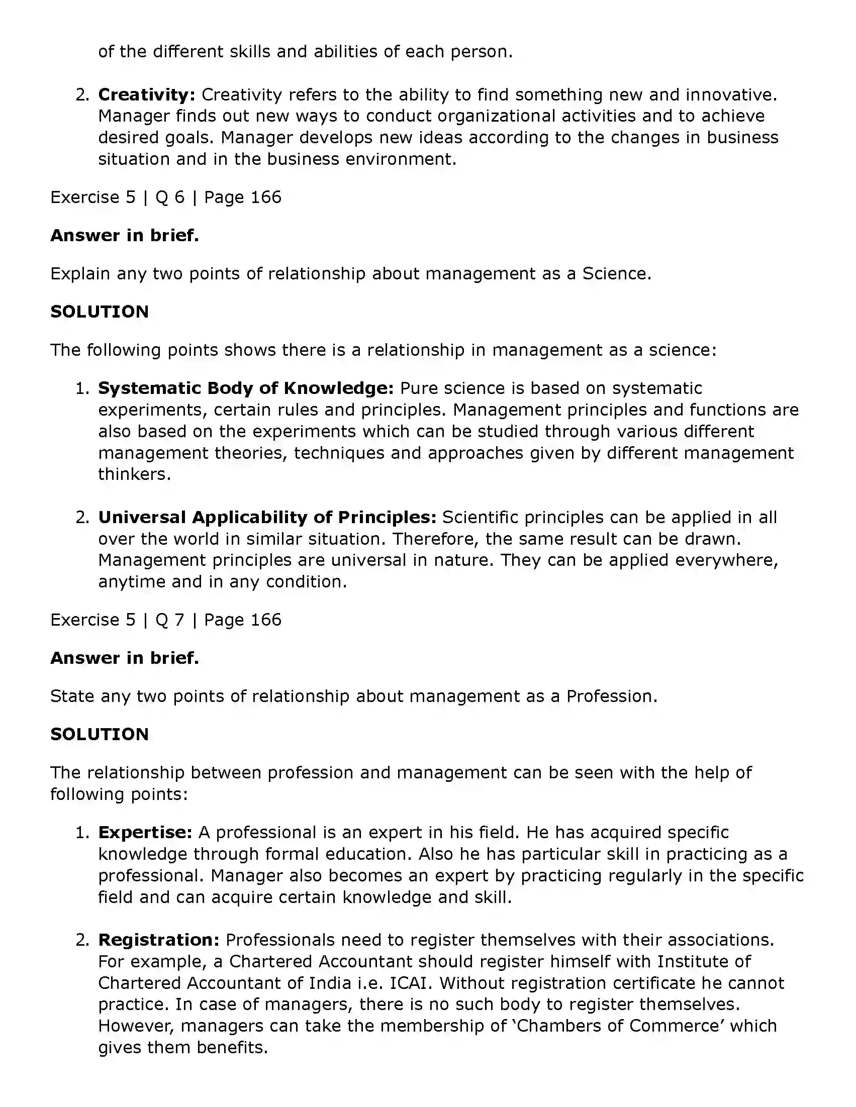 Maharashtra Board Class 11th Organisation of Commerce and Management (OC) Introduction to Management Solution 24