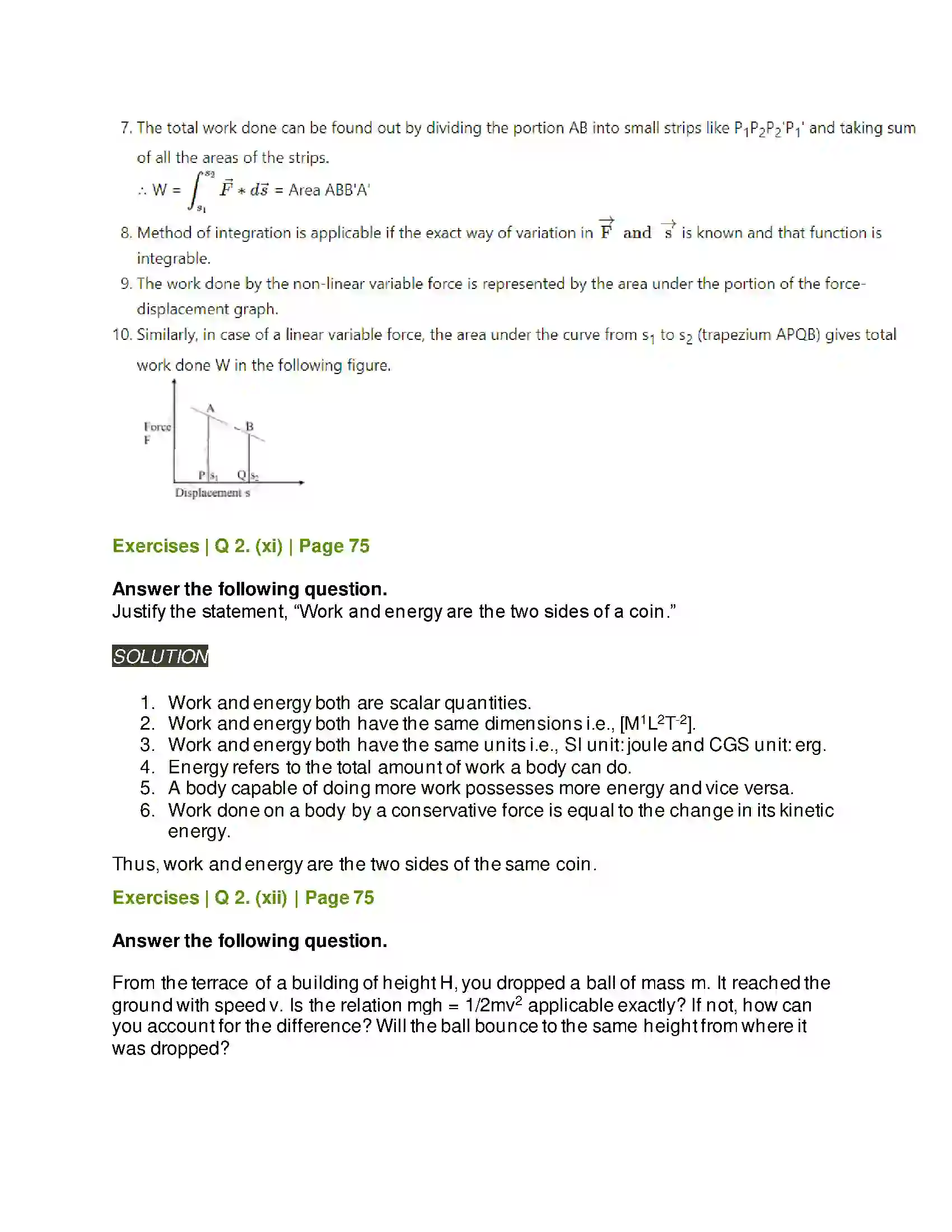Maharashtra Board Class 11th Physics Laws of Motion Solution 12