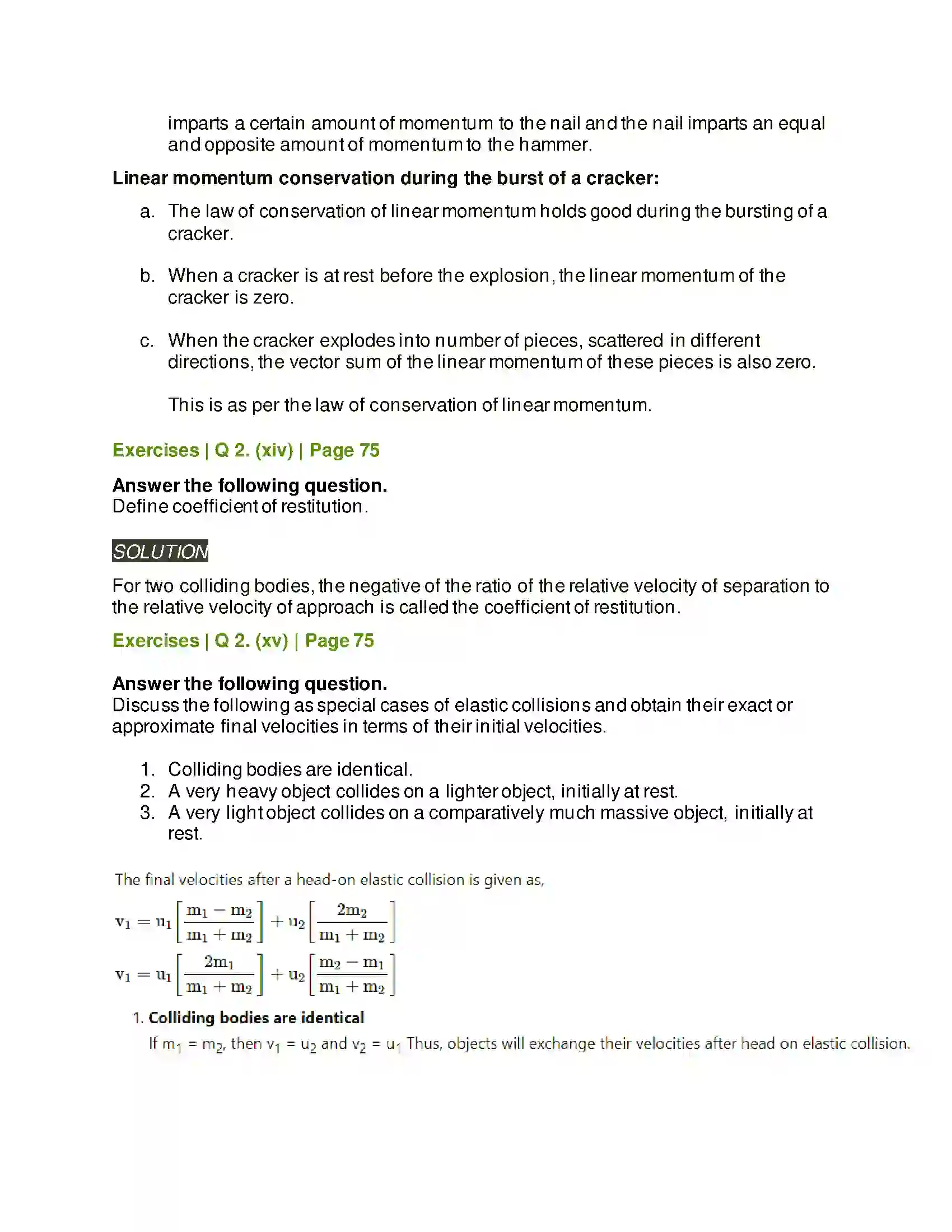 Maharashtra Board Class 11th Physics Laws of Motion Solution 14