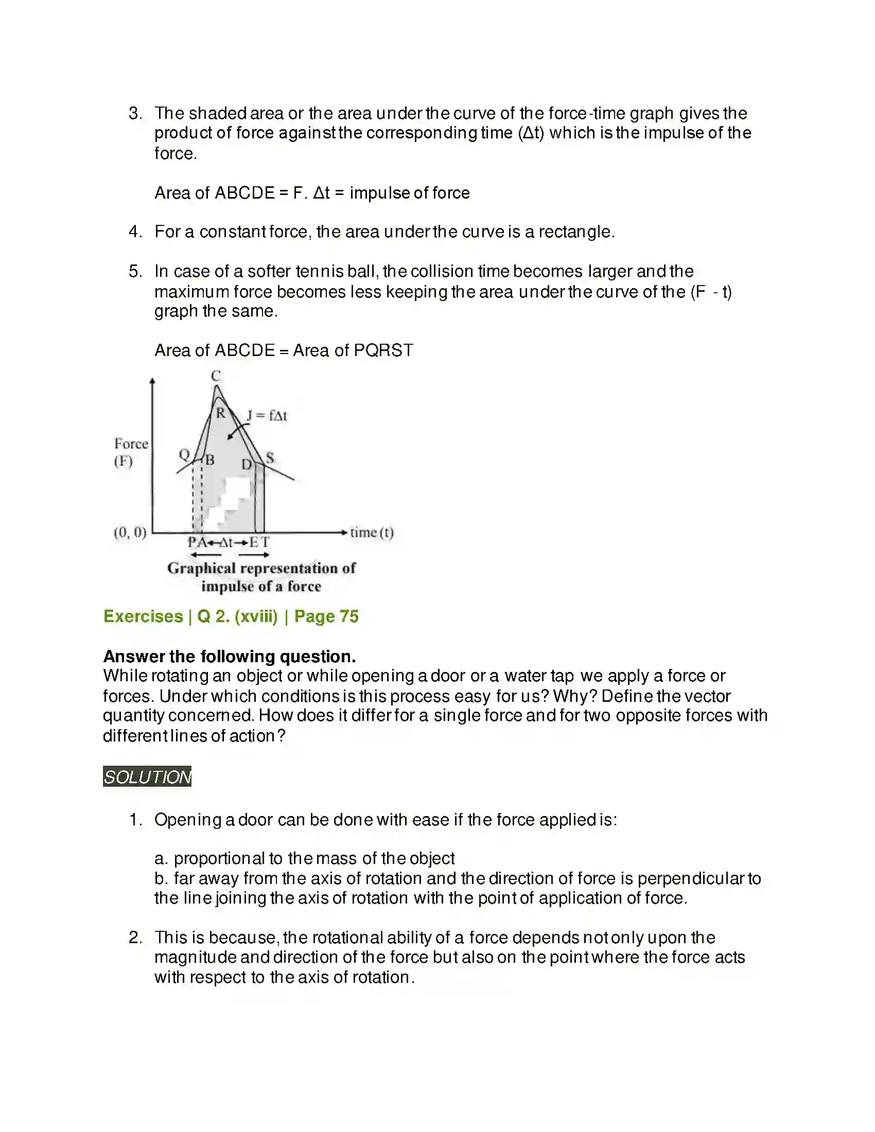 Maharashtra Board Class 11th Physics Laws of Motion Solution 17