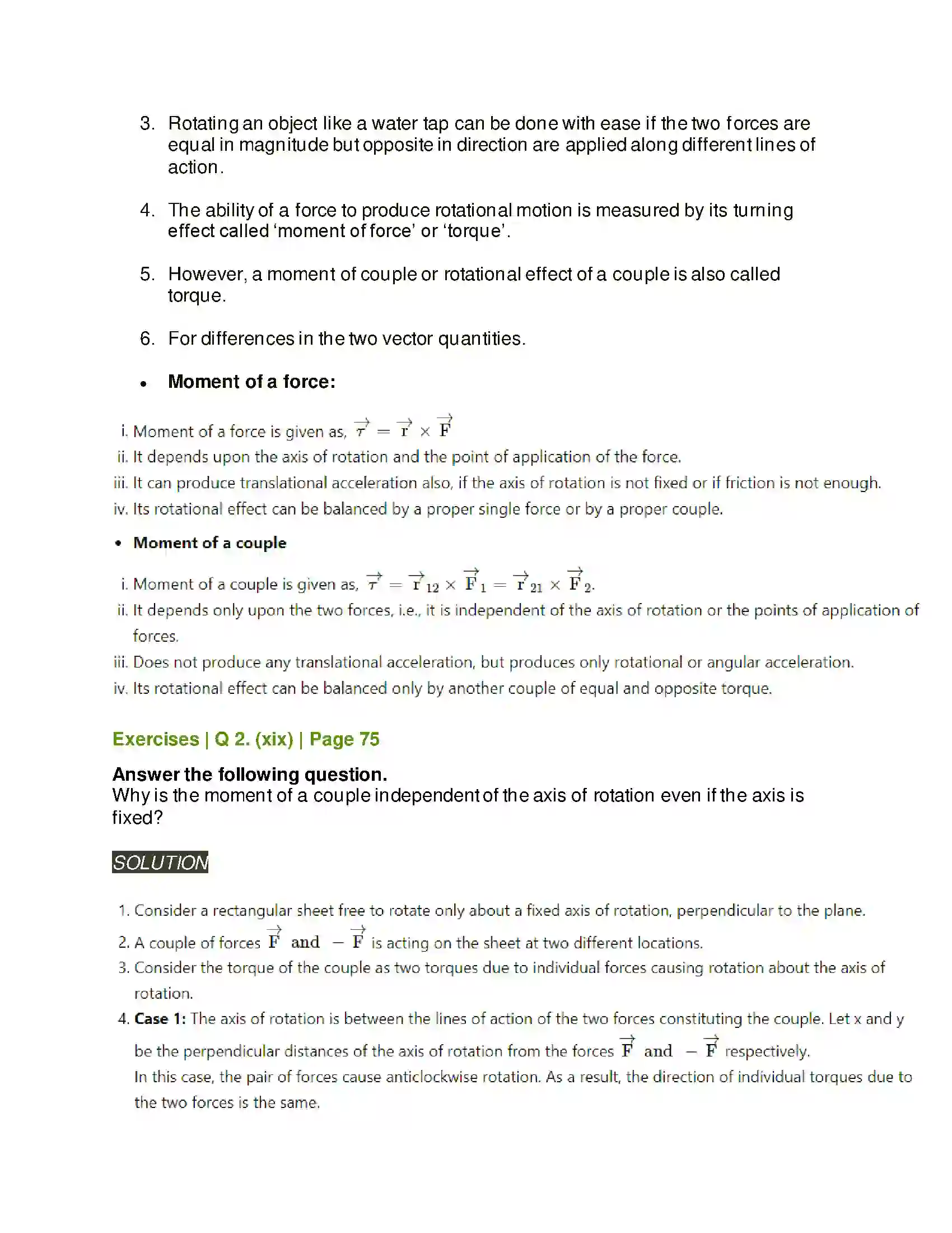 Maharashtra Board Class 11th Physics Laws of Motion Solution 18
