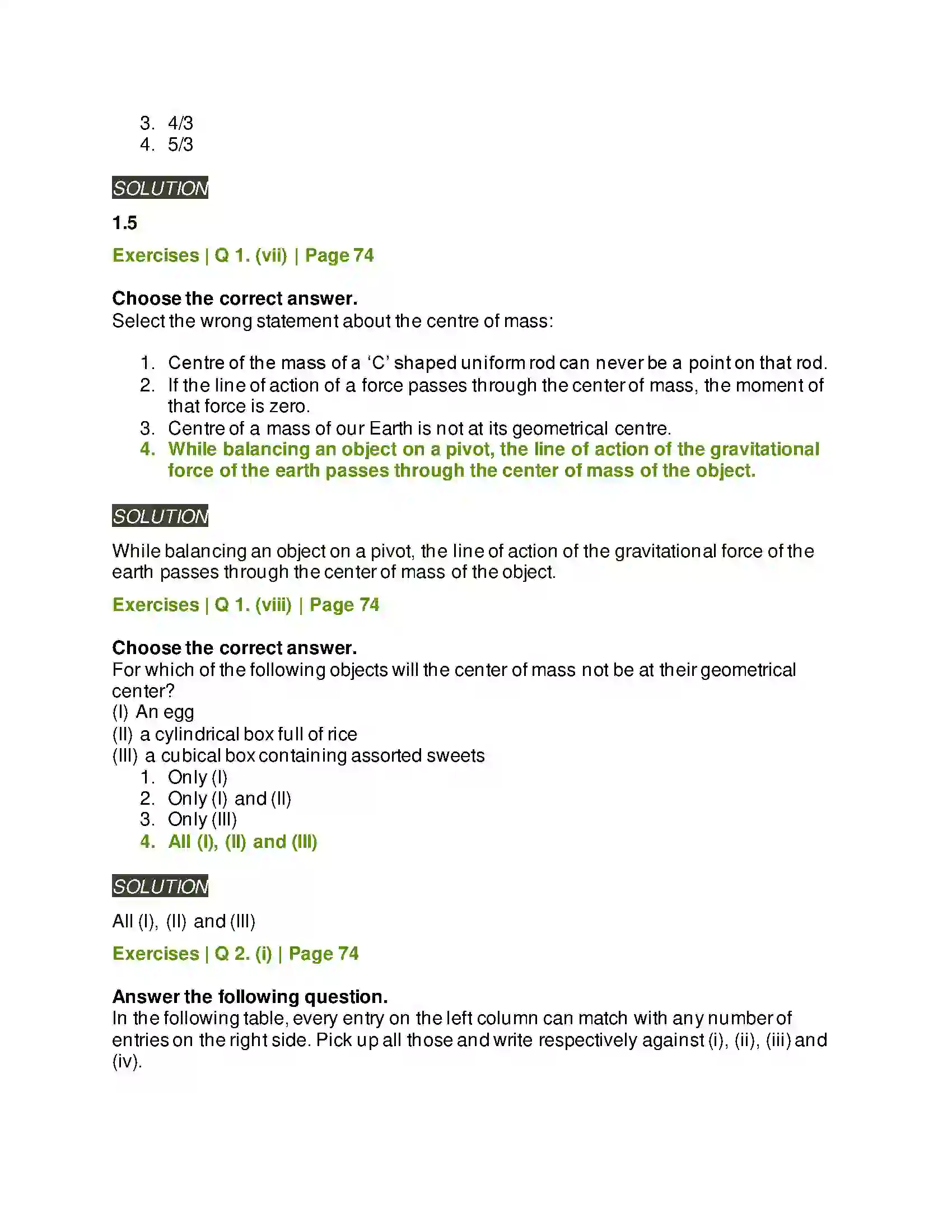 Maharashtra Board Class 11th Physics Laws of Motion Solution 3