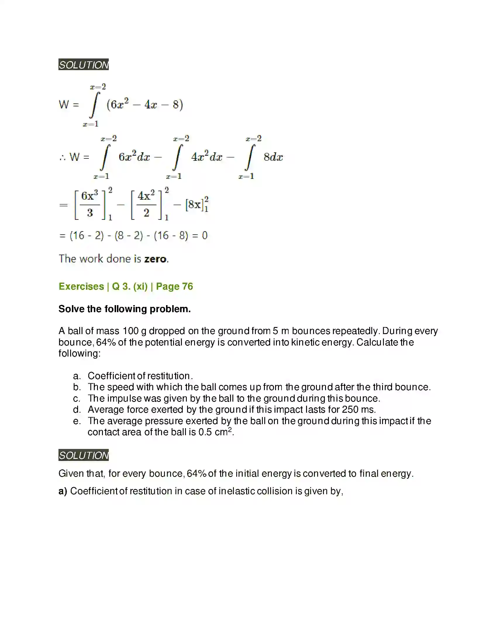 Maharashtra Board Class 11th Physics Laws of Motion Solution 31
